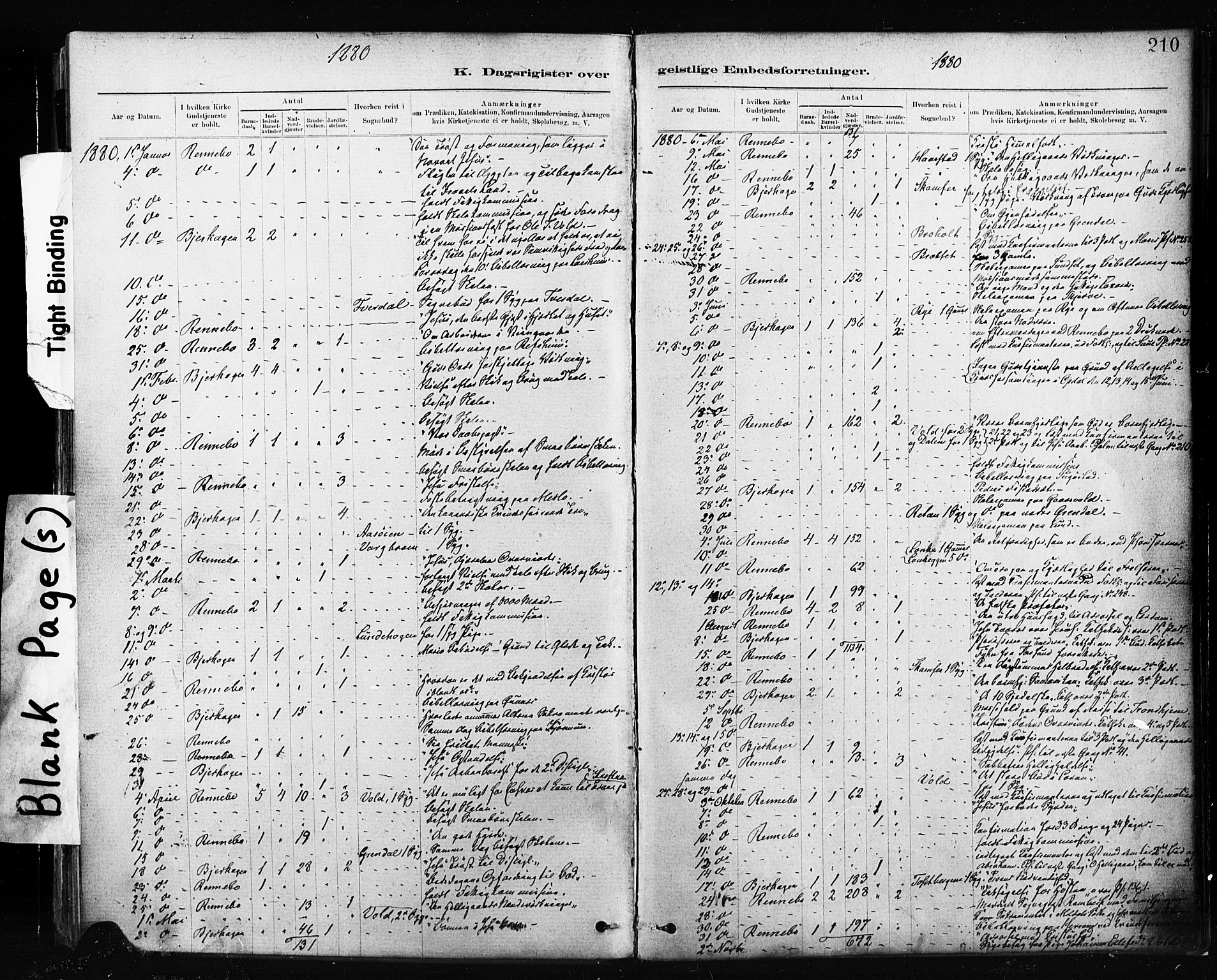 Ministerialprotokoller, klokkerbøker og fødselsregistre - Sør-Trøndelag, SAT/A-1456/674/L0871: Parish register (official) no. 674A03, 1880-1896, p. 210