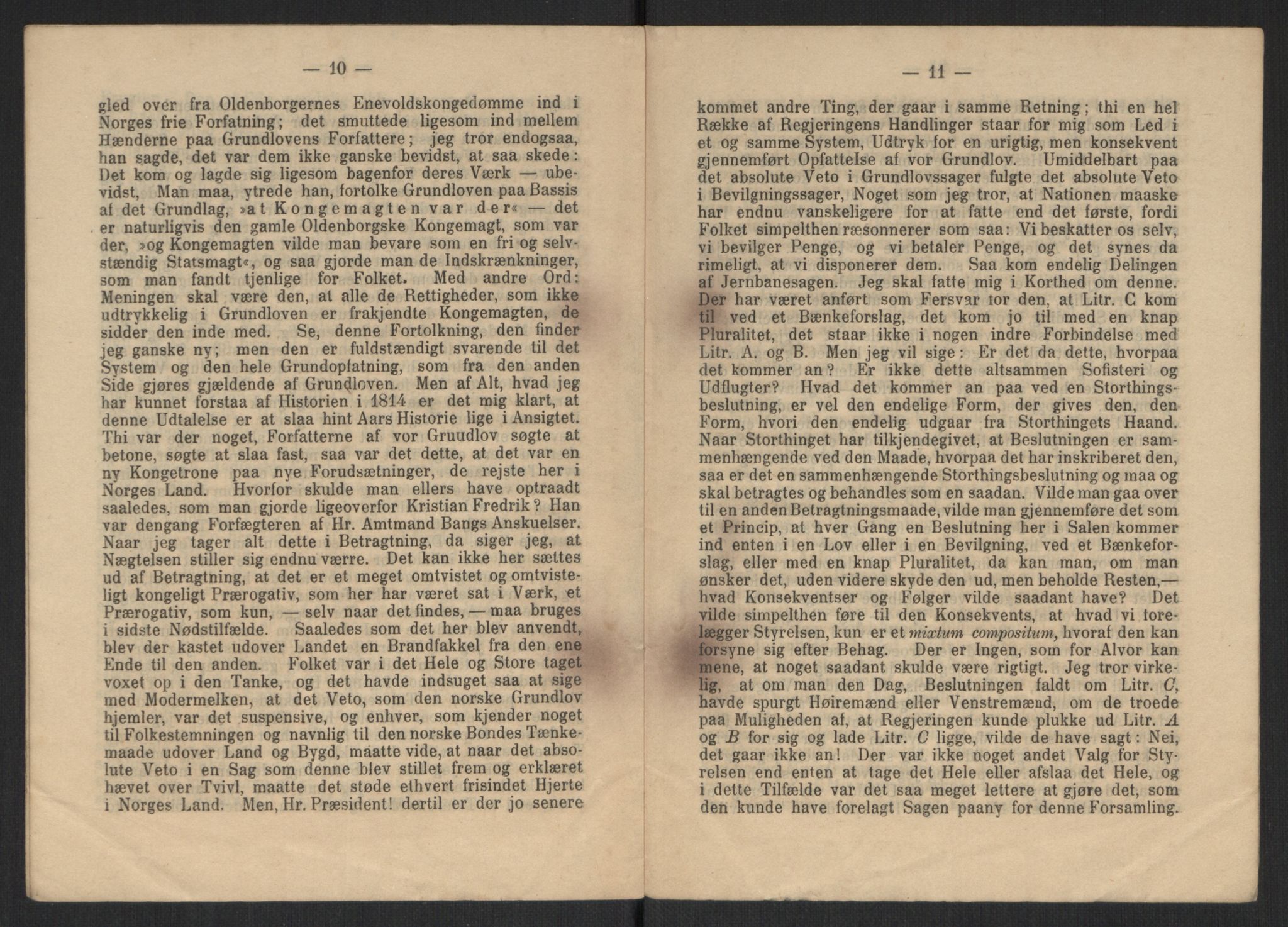 Venstres Hovedorganisasjon, RA/PA-0876/X/L0001: De eldste skrifter, 1860-1936, p. 435