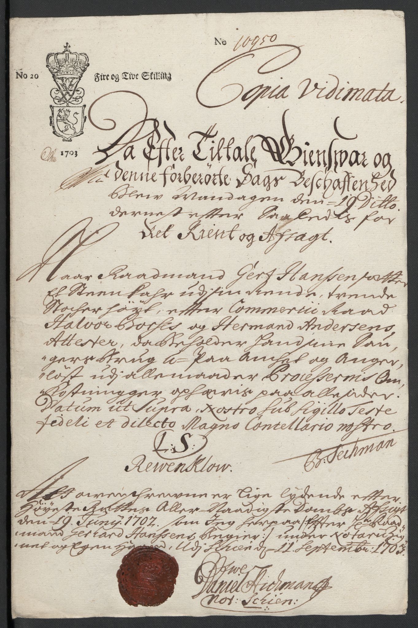 Rentekammeret inntil 1814, Reviderte regnskaper, Fogderegnskap, AV/RA-EA-4092/R36/L2097: Fogderegnskap Øvre og Nedre Telemark og Bamble, 1697, p. 481