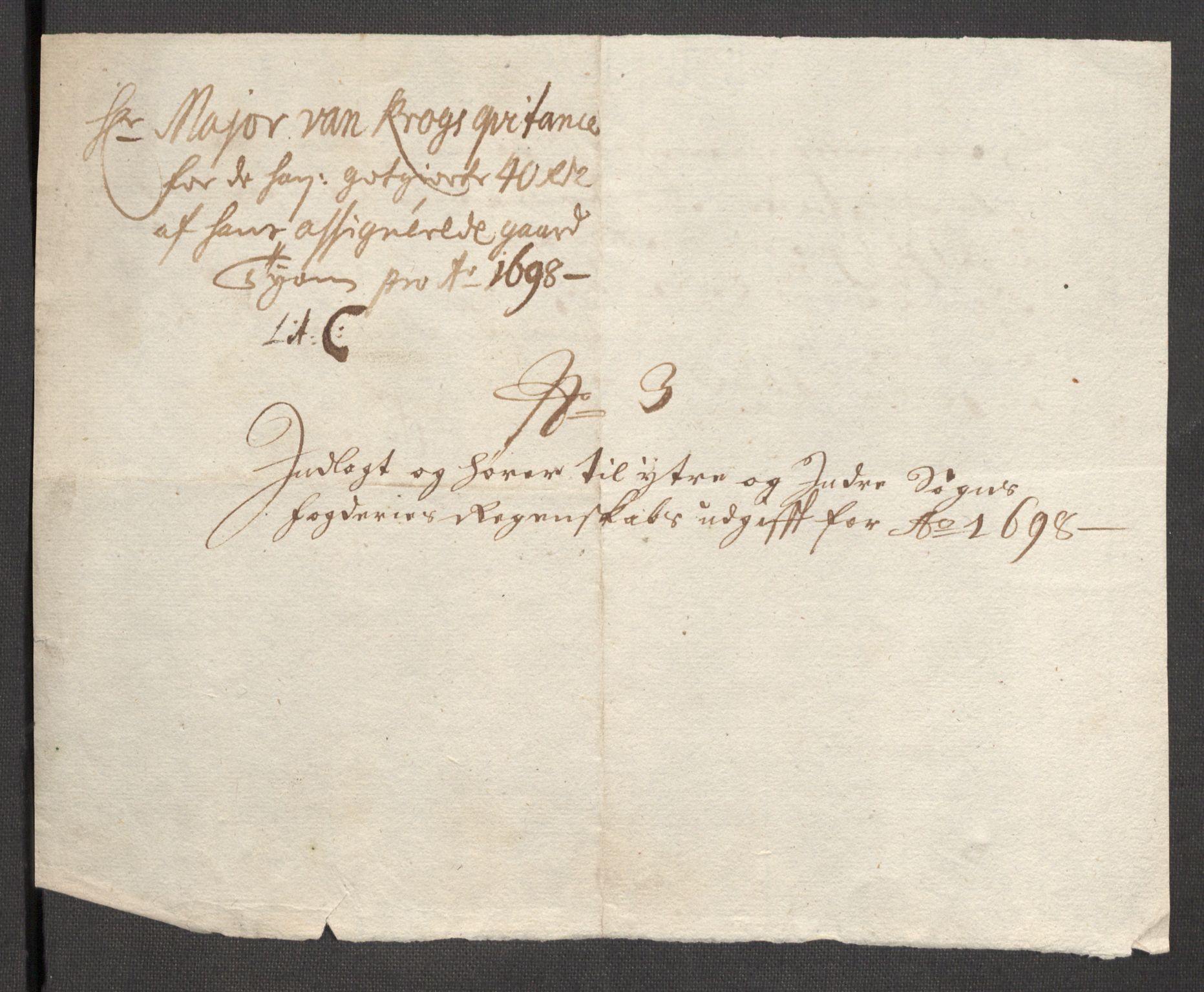 Rentekammeret inntil 1814, Reviderte regnskaper, Fogderegnskap, AV/RA-EA-4092/R52/L3310: Fogderegnskap Sogn, 1698-1699, p. 230