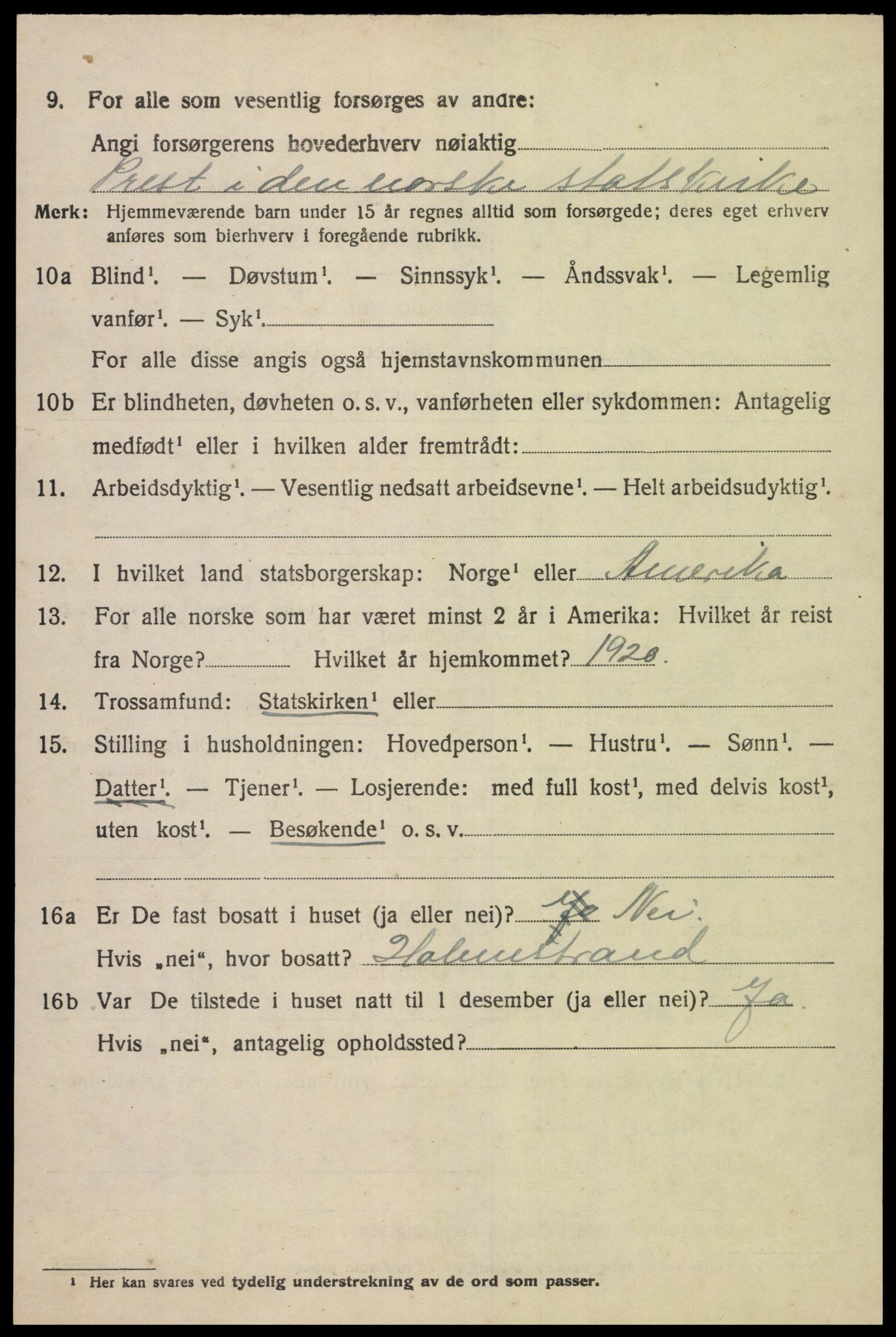 SAK, 1920 census for Halse og Harkmark, 1920, p. 7250