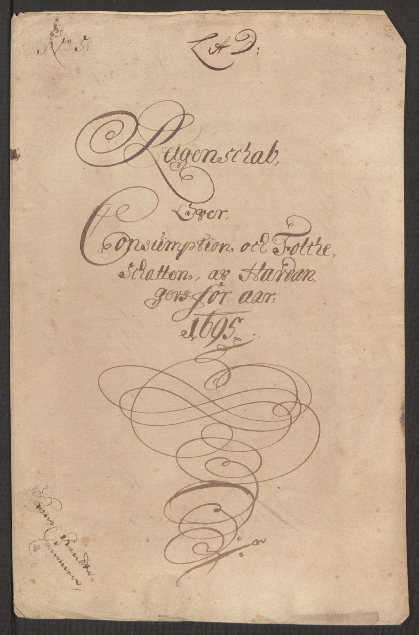Rentekammeret inntil 1814, Reviderte regnskaper, Fogderegnskap, AV/RA-EA-4092/R48/L2976: Fogderegnskap Sunnhordland og Hardanger, 1695-1696, p. 157