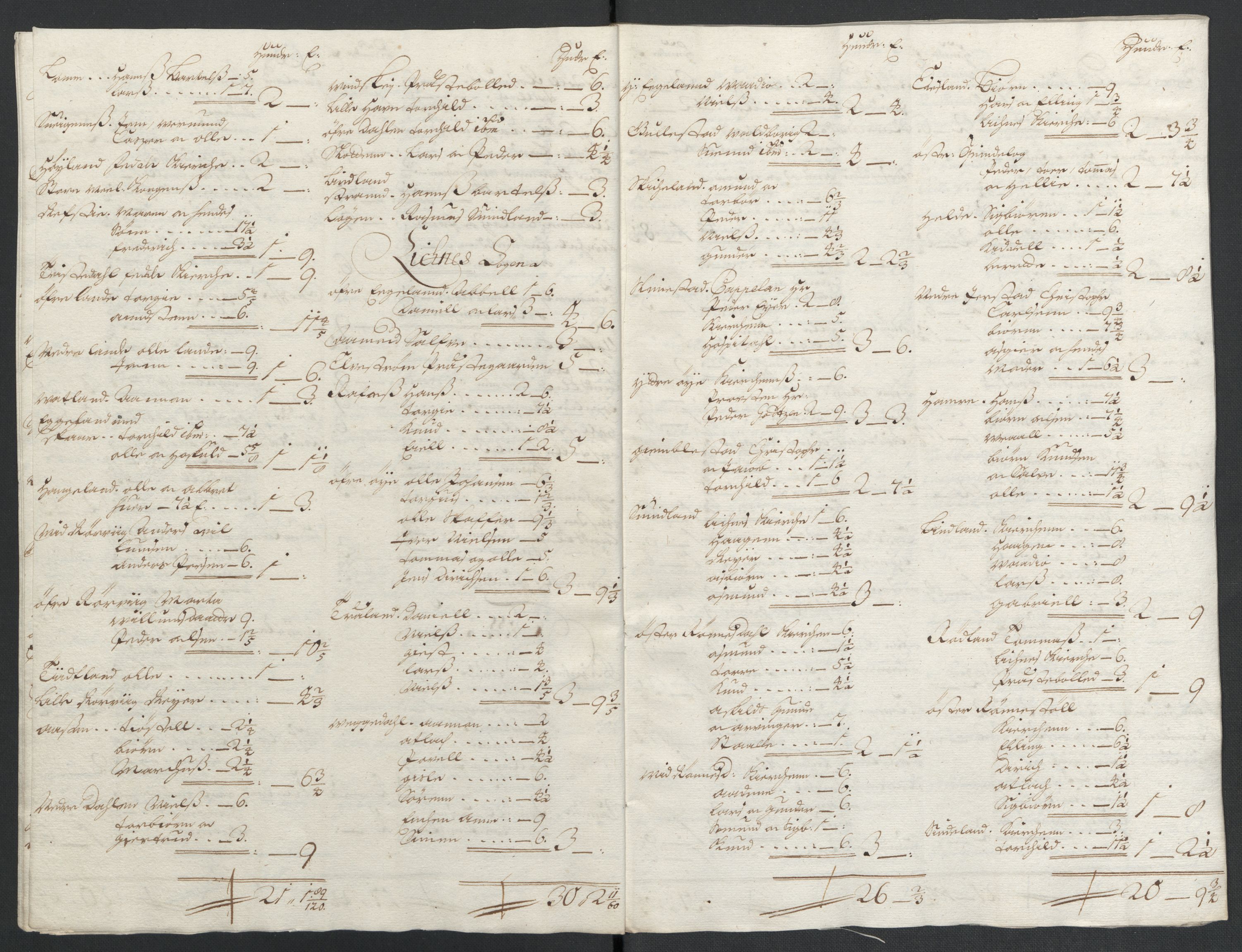 Rentekammeret inntil 1814, Reviderte regnskaper, Fogderegnskap, AV/RA-EA-4092/R43/L2546: Fogderegnskap Lista og Mandal, 1696-1697, p. 106