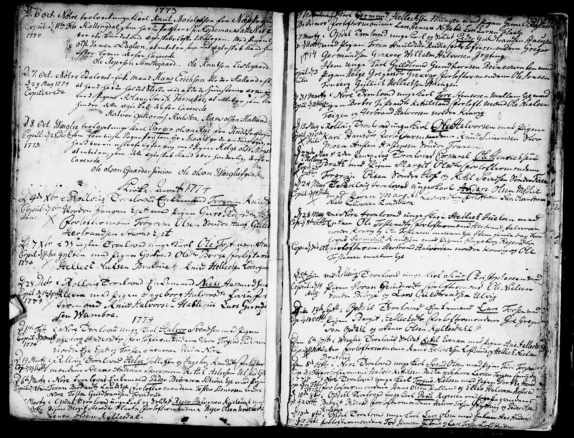 Rollag kirkebøker, SAKO/A-240/F/Fa/L0003: Parish register (official) no. I 3, 1743-1778, p. 271