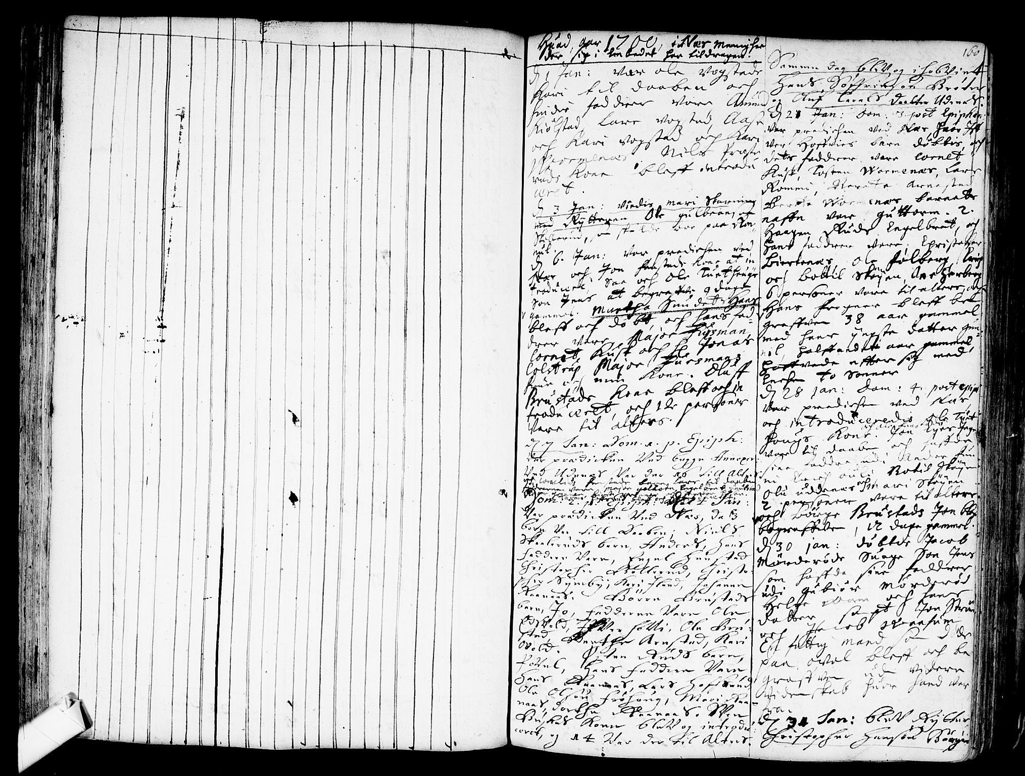 Nes prestekontor Kirkebøker, SAO/A-10410/F/Fa/L0001: Parish register (official) no. I 1, 1689-1716, p. 161-162