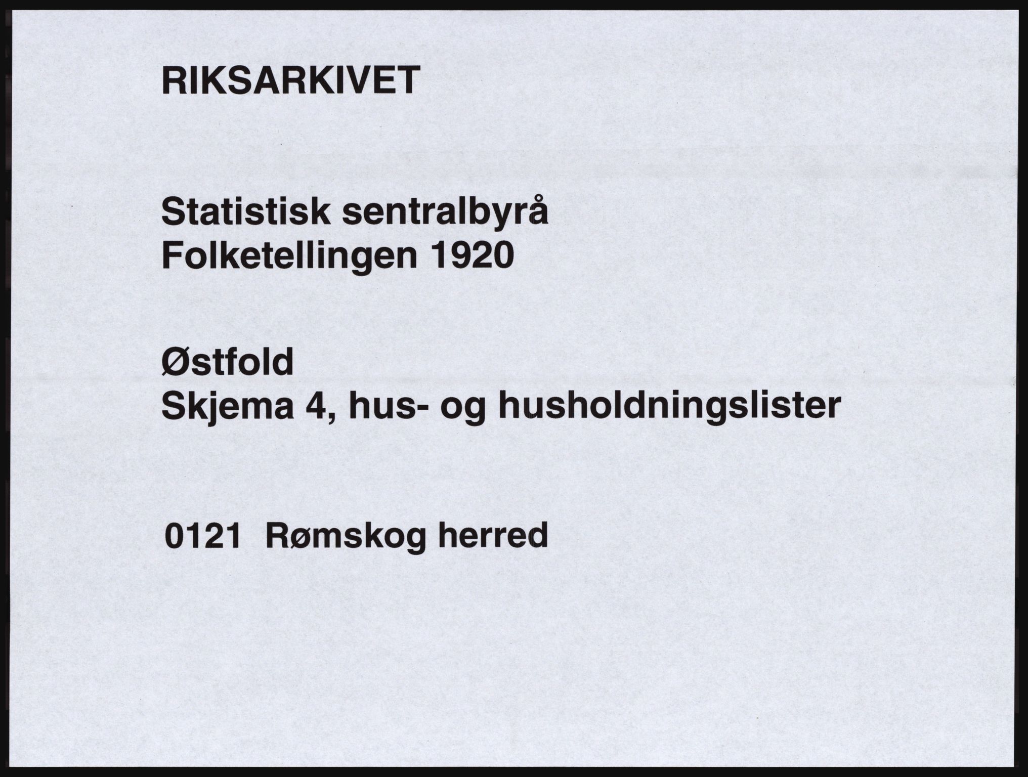 SAO, 1920 census for Rømskog, 1920, p. 12