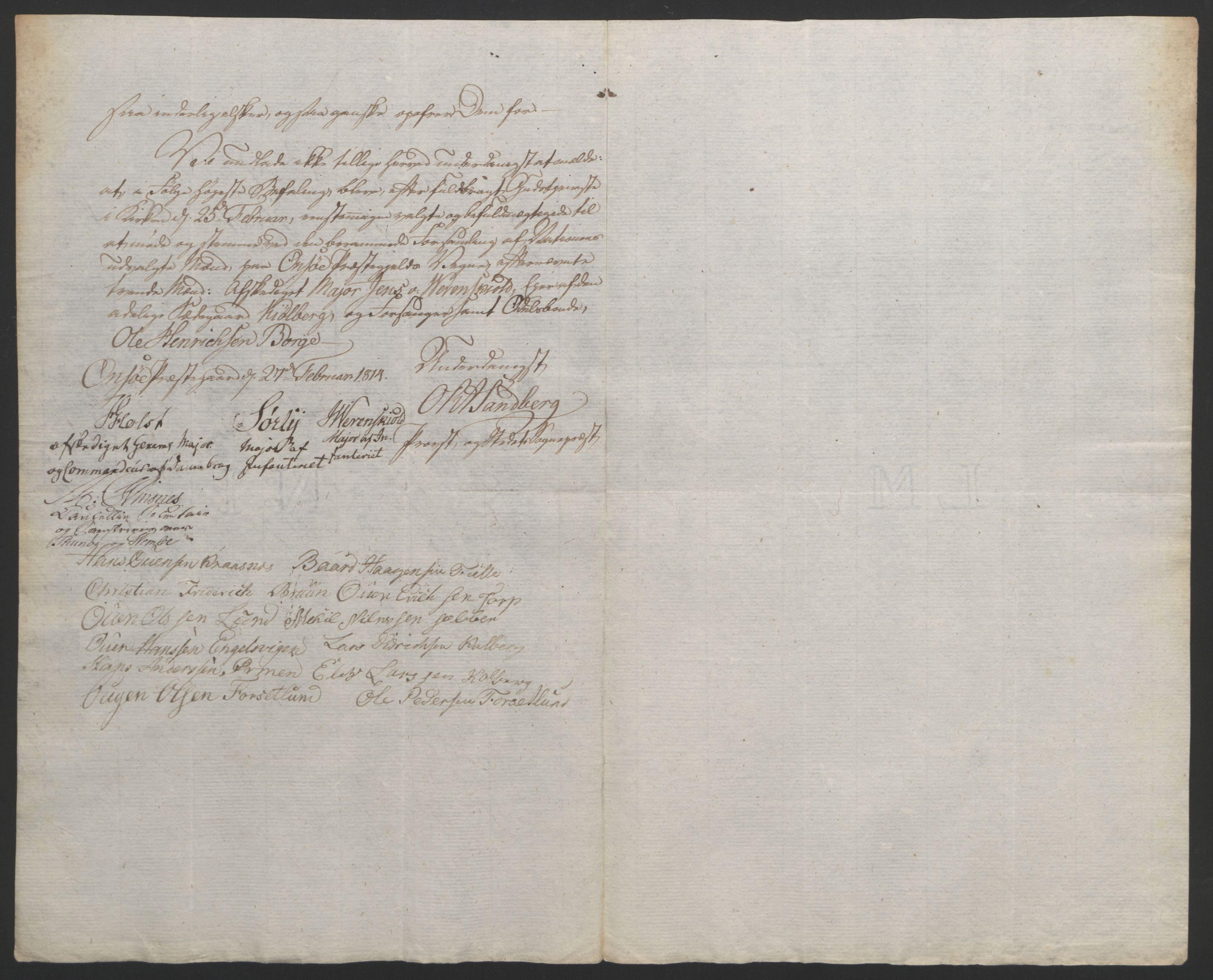 Statsrådssekretariatet, RA/S-1001/D/Db/L0007: Fullmakter for Eidsvollsrepresentantene i 1814. , 1814, p. 158