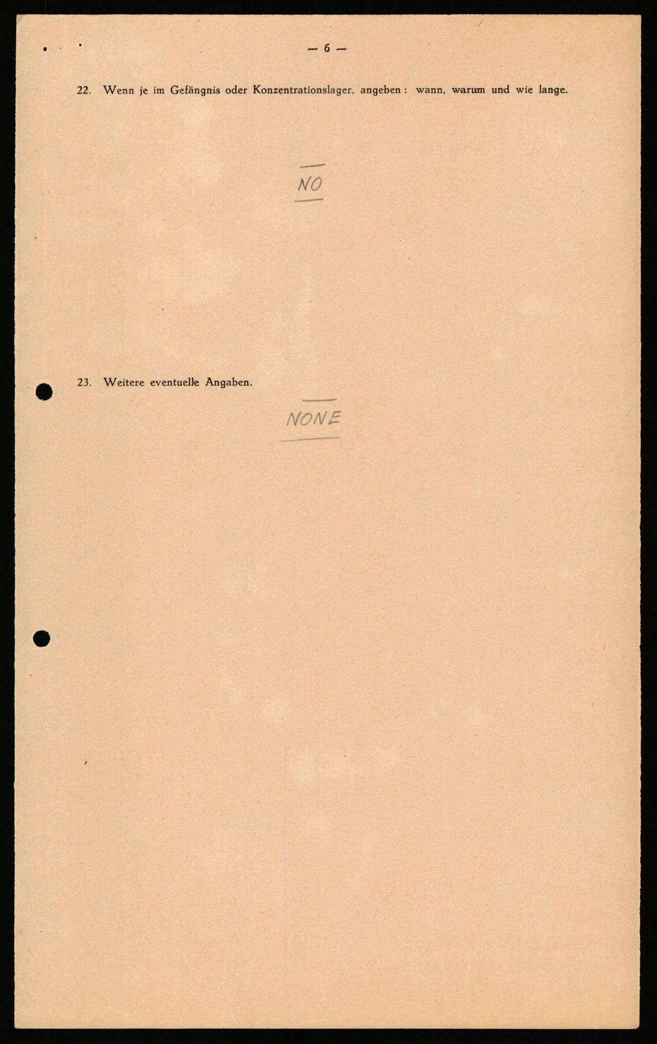 Forsvaret, Forsvarets overkommando II, AV/RA-RAFA-3915/D/Db/L0041: CI Questionaires.  Diverse nasjonaliteter., 1945-1946, p. 17