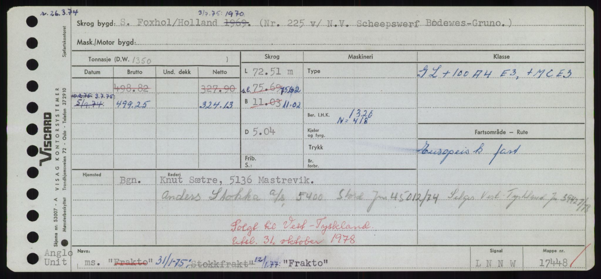 Sjøfartsdirektoratet med forløpere, Skipsmålingen, AV/RA-S-1627/H/Hd/L0011: Fartøy, Fla-Får, p. 257