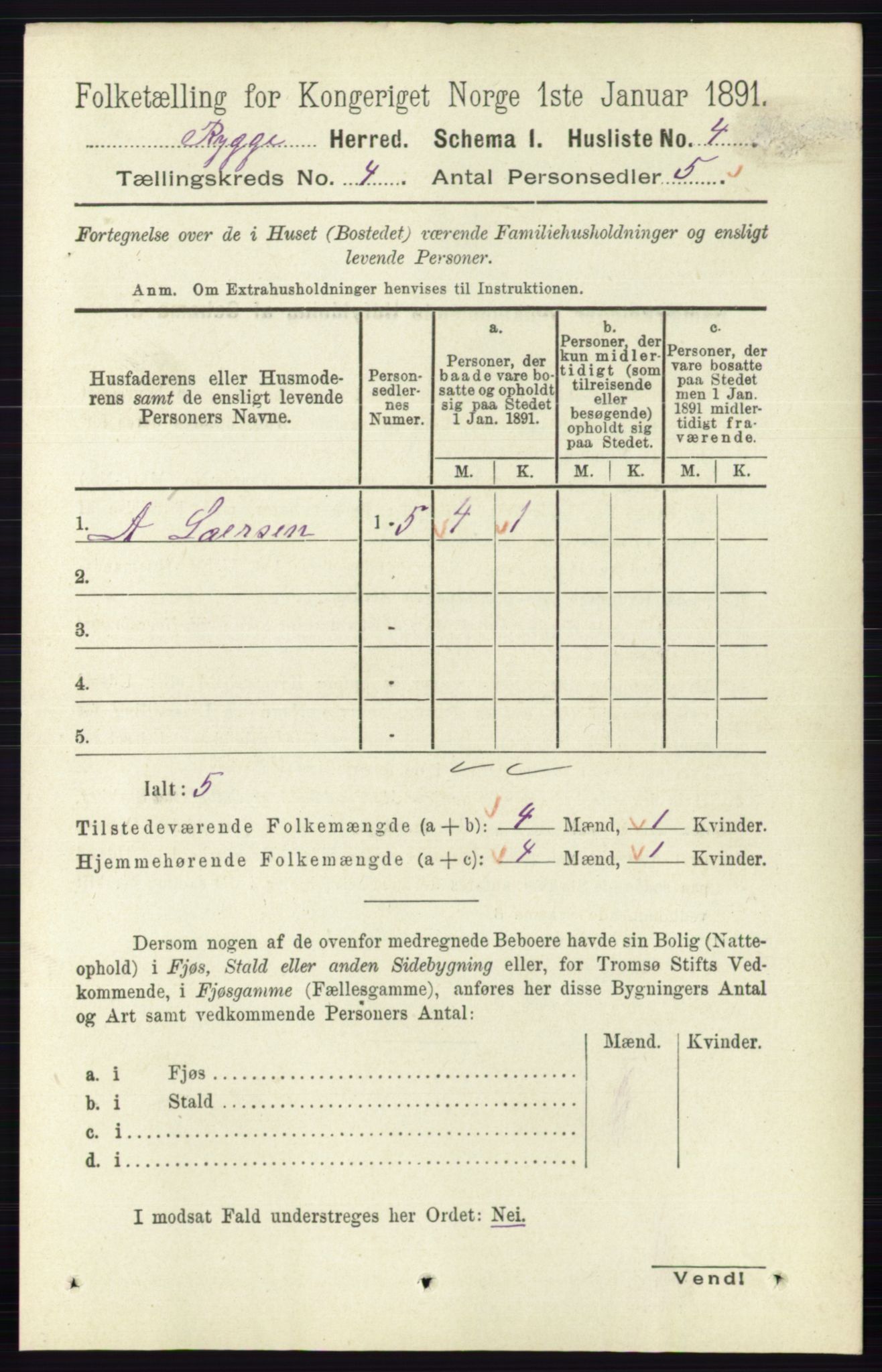 RA, 1891 census for 0136 Rygge, 1891, p. 2159