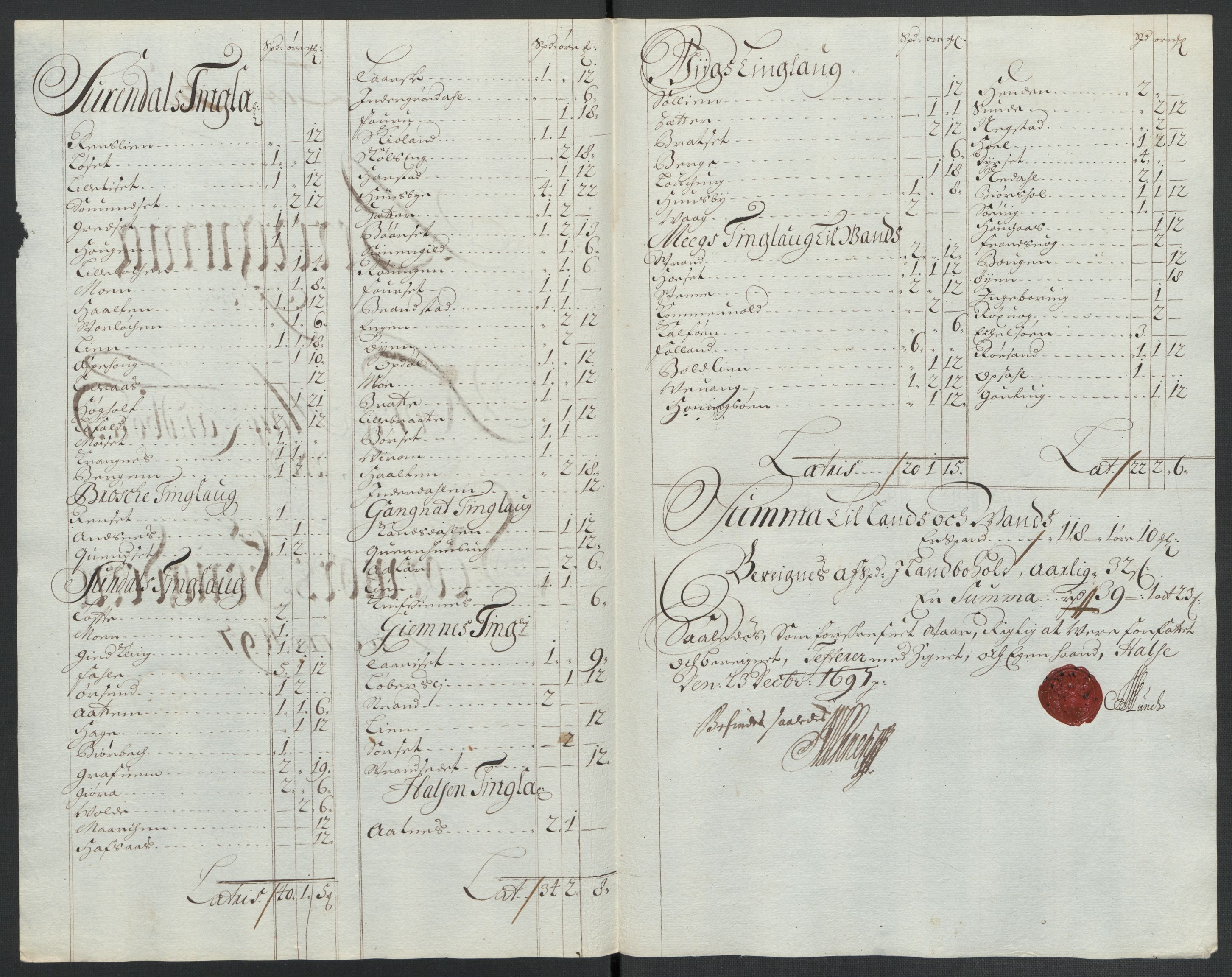 Rentekammeret inntil 1814, Reviderte regnskaper, Fogderegnskap, AV/RA-EA-4092/R56/L3737: Fogderegnskap Nordmøre, 1697-1698, p. 103
