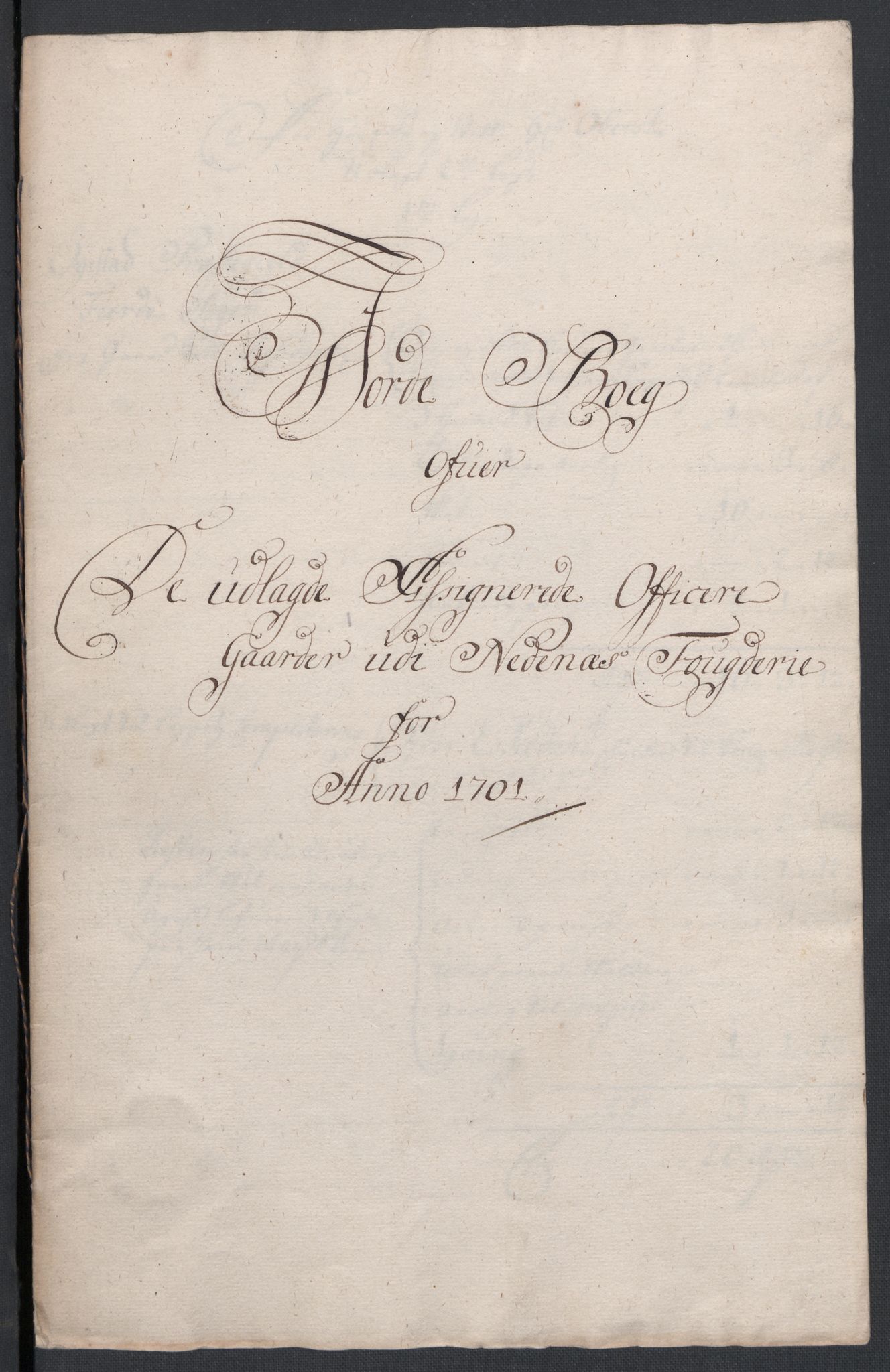 Rentekammeret inntil 1814, Reviderte regnskaper, Fogderegnskap, RA/EA-4092/R39/L2315: Fogderegnskap Nedenes, 1700-1701, p. 270