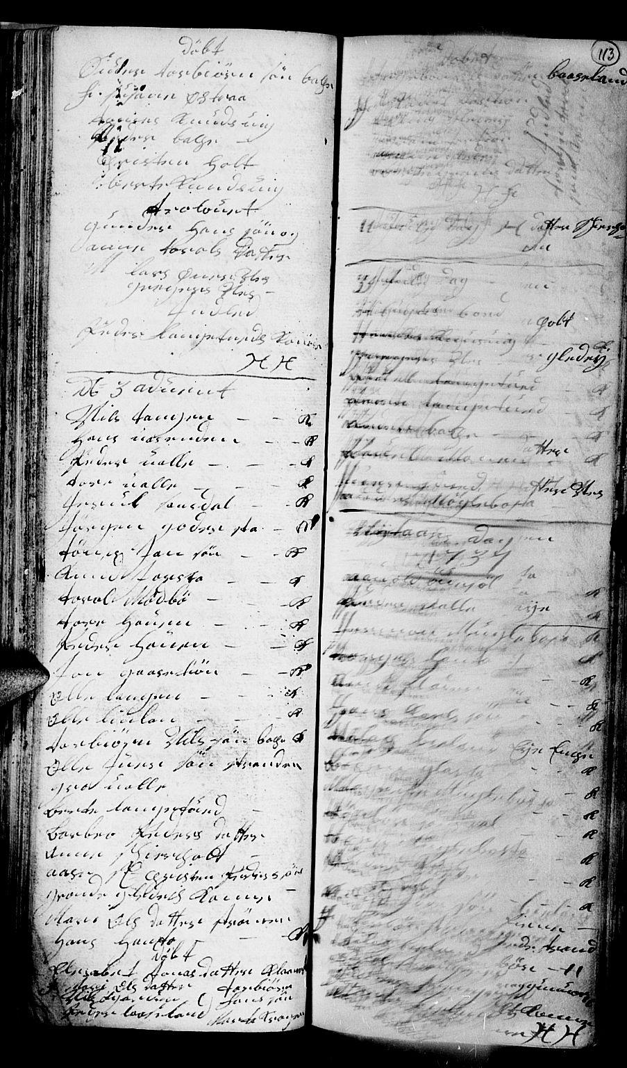 Holt sokneprestkontor, AV/SAK-1111-0021/F/Fb/L0004: Parish register (copy) no. B 4, 1730-1746, p. 112