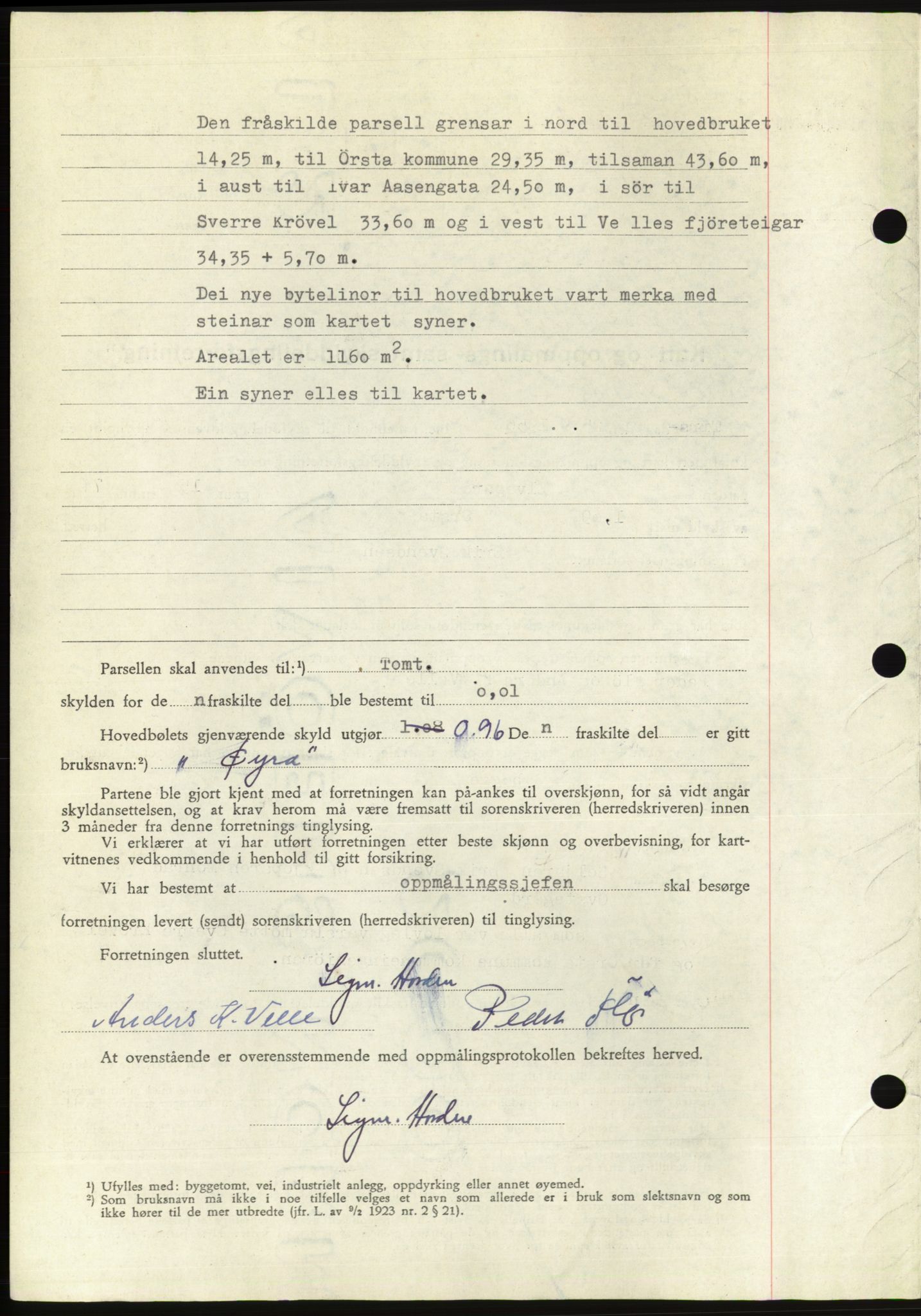 Søre Sunnmøre sorenskriveri, AV/SAT-A-4122/1/2/2C/L0105: Mortgage book no. 31A, 1956-1957, Diary no: : 2459/1956