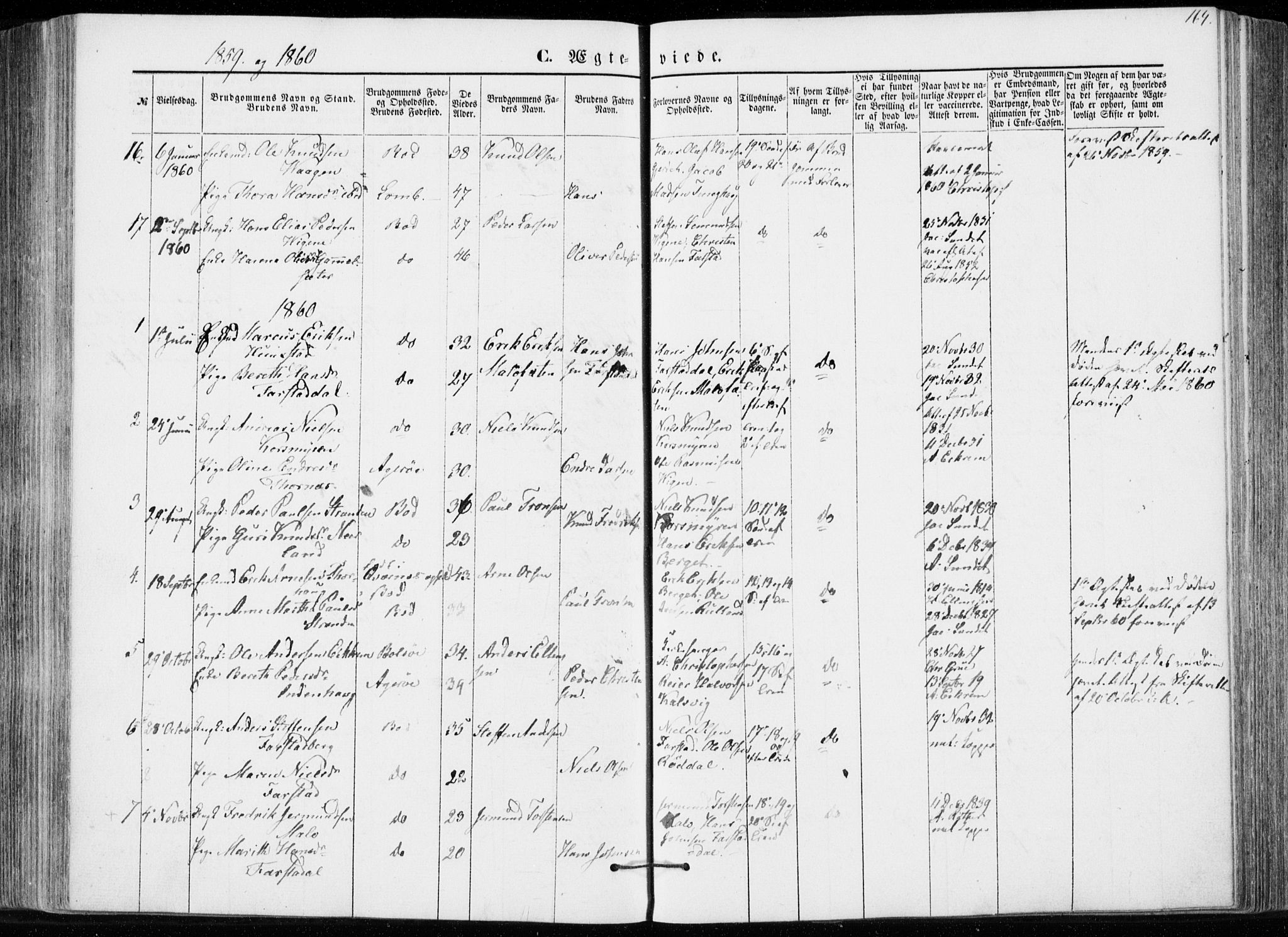 Ministerialprotokoller, klokkerbøker og fødselsregistre - Møre og Romsdal, AV/SAT-A-1454/566/L0767: Parish register (official) no. 566A06, 1852-1868, p. 164