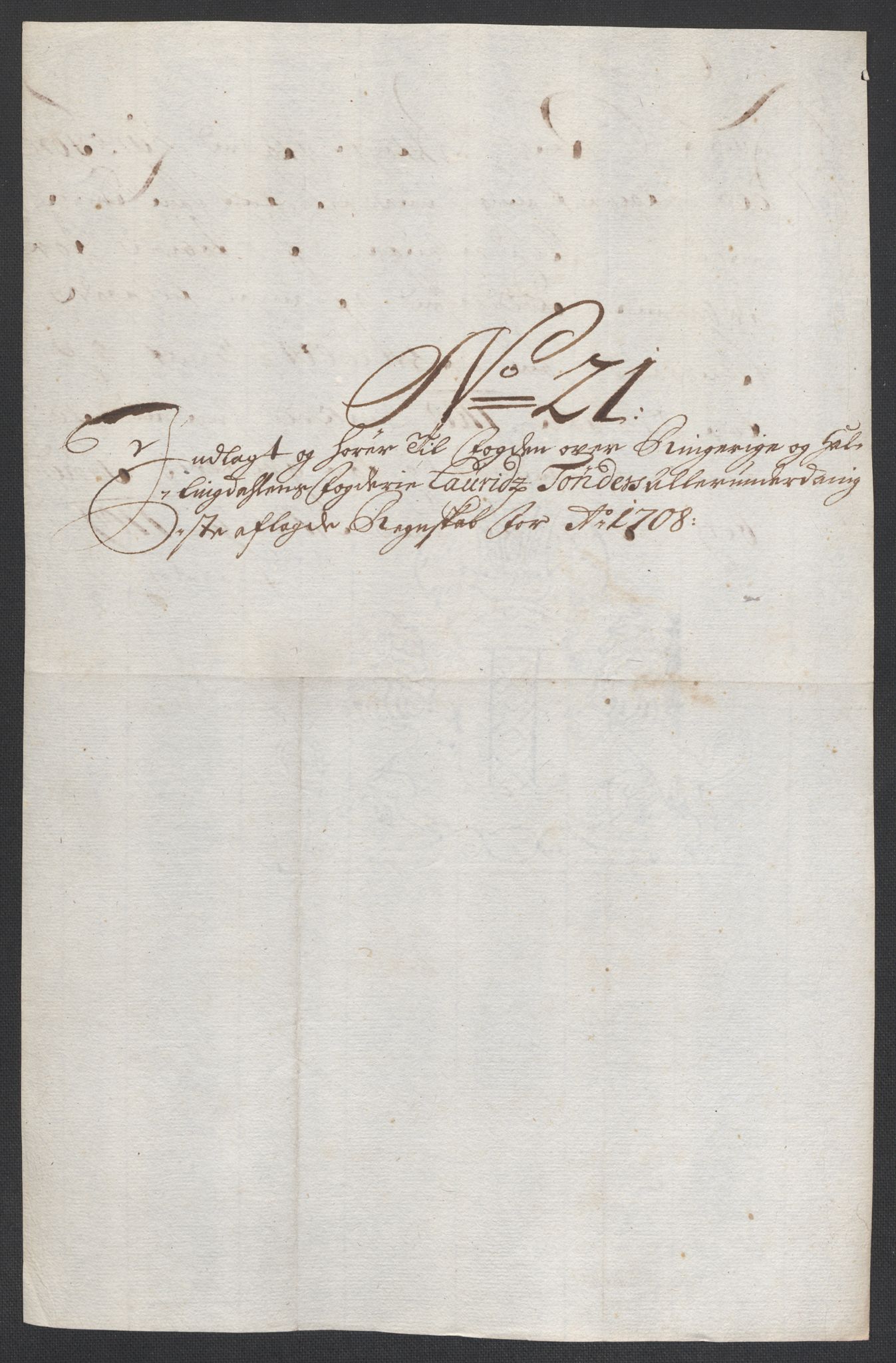 Rentekammeret inntil 1814, Reviderte regnskaper, Fogderegnskap, AV/RA-EA-4092/R22/L1467: Fogderegnskap Ringerike, Hallingdal og Buskerud, 1708, p. 240