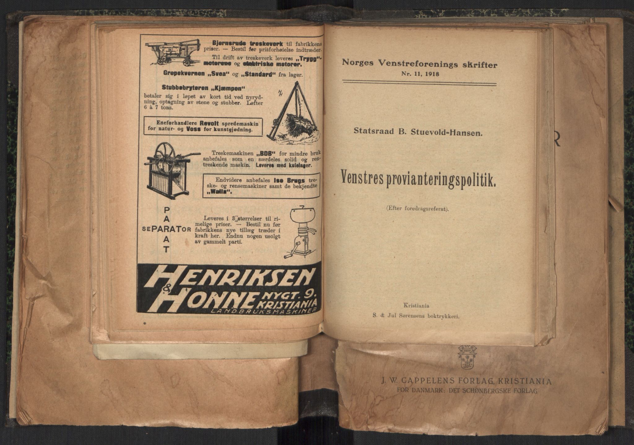 Venstres Hovedorganisasjon, RA/PA-0876/X/L0001: De eldste skrifter, 1860-1936, p. 197