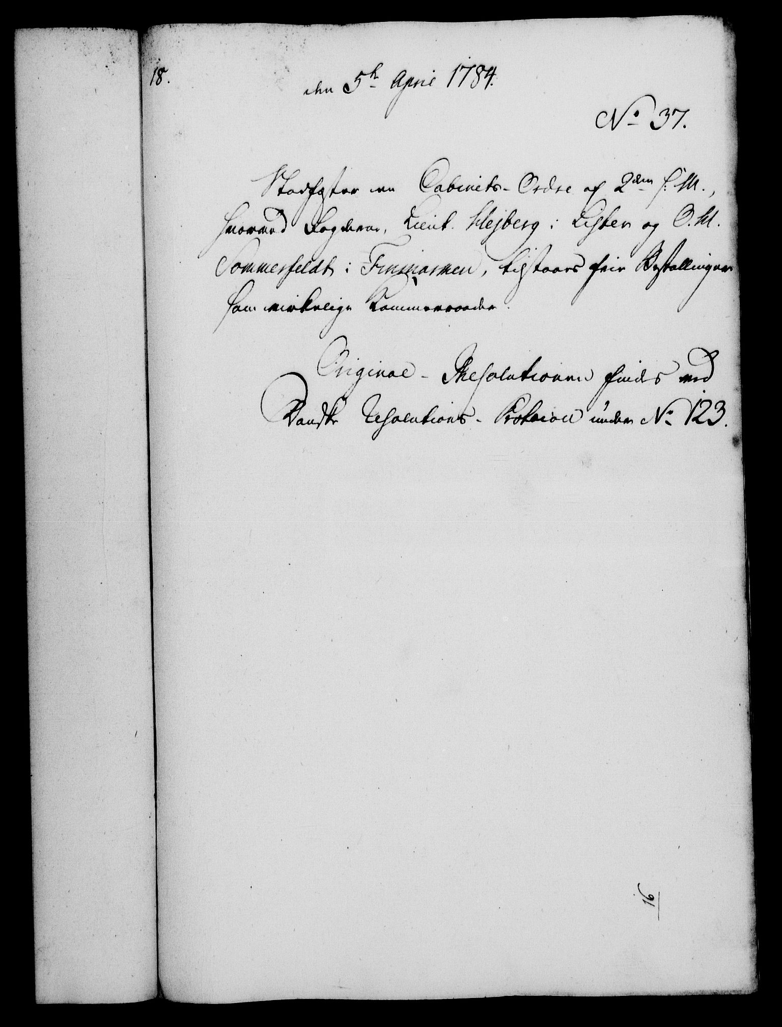 Rentekammeret, Kammerkanselliet, AV/RA-EA-3111/G/Gf/Gfa/L0066: Norsk relasjons- og resolusjonsprotokoll (merket RK 52.66), 1784, p. 328