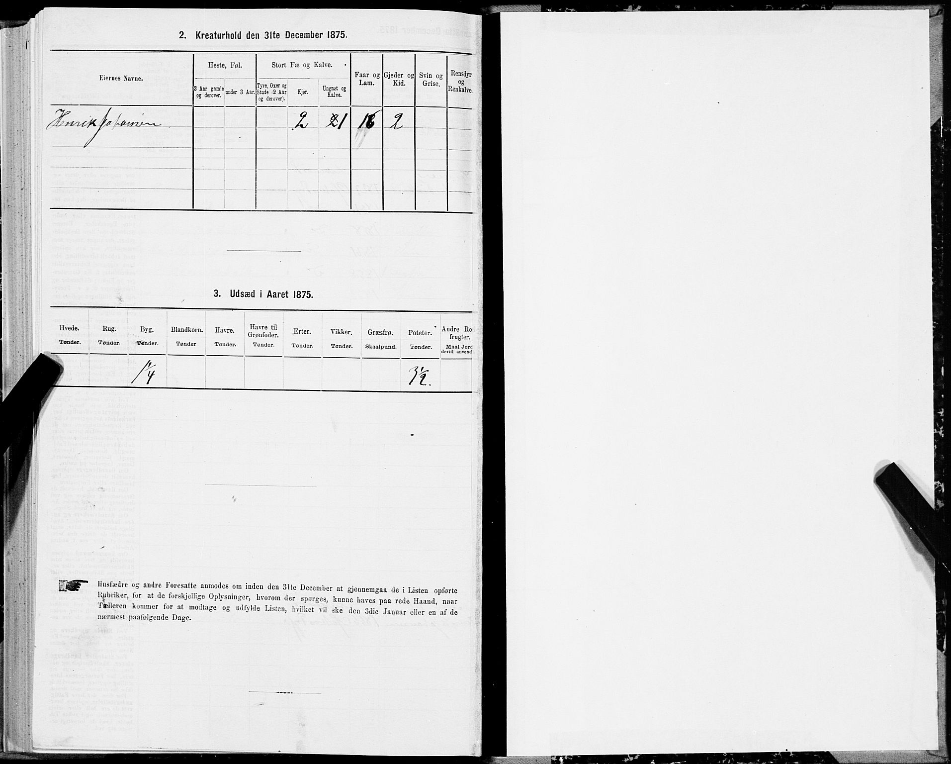 SAT, 1875 census for 1853P Ofoten, 1875