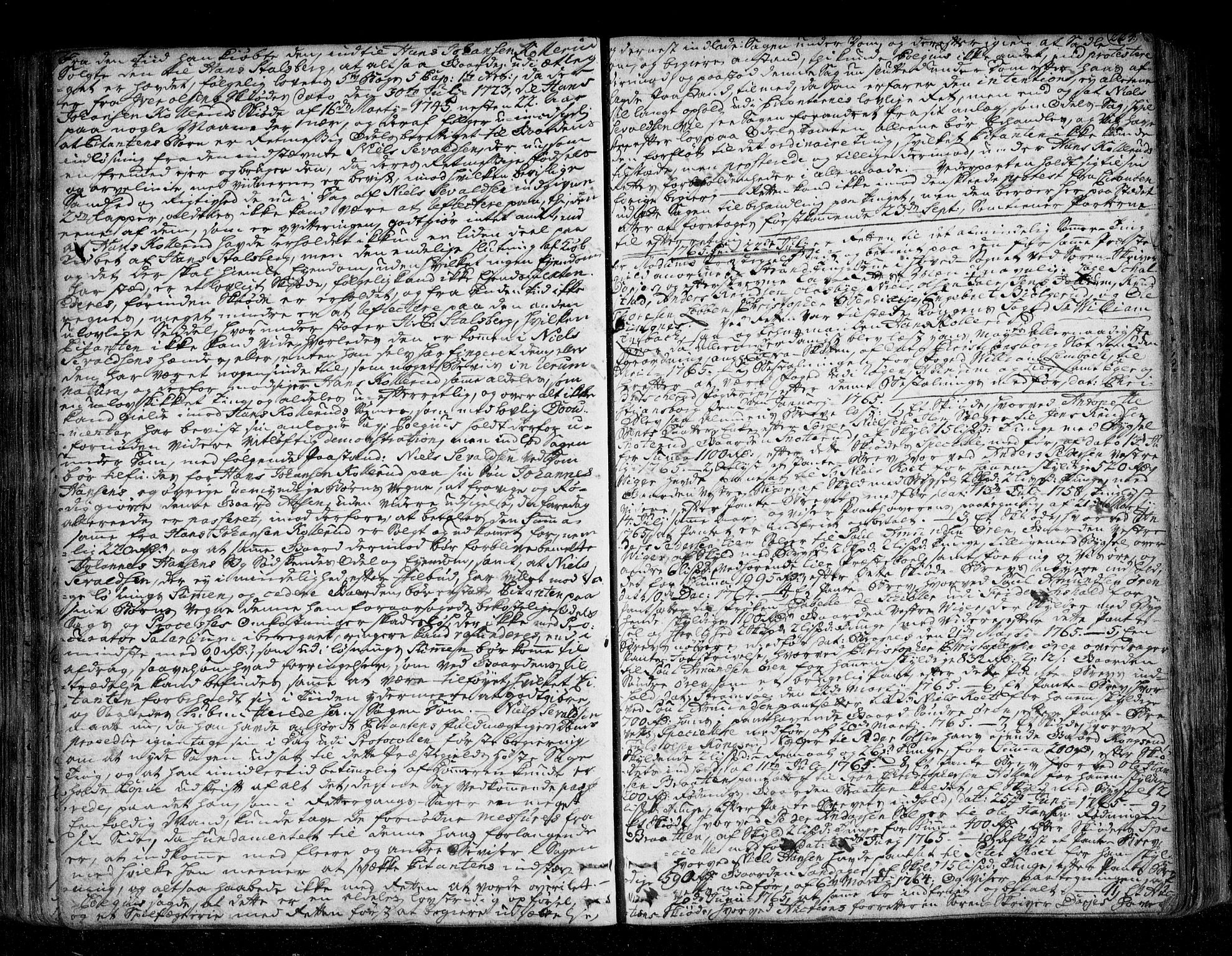 Eiker, Modum og Sigdal sorenskriveri, SAKO/A-123/F/Fa/Fac/L0007: Tingbok, 1762-1768, p. 224