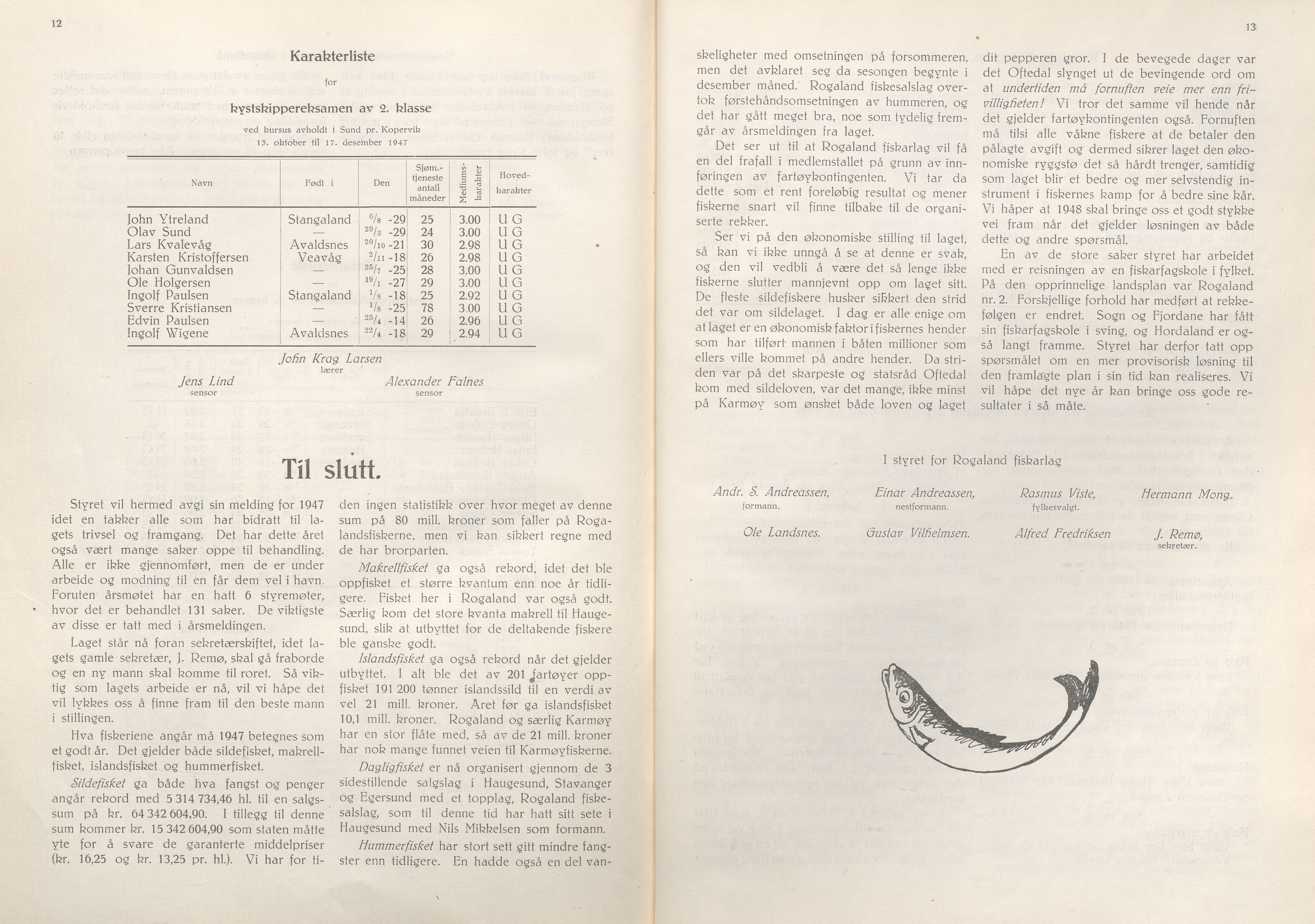 Rogaland fylkeskommune - Fylkesrådmannen , IKAR/A-900/A/Aa/Aaa/L0067: Møtebok , 1948, p. 12-13