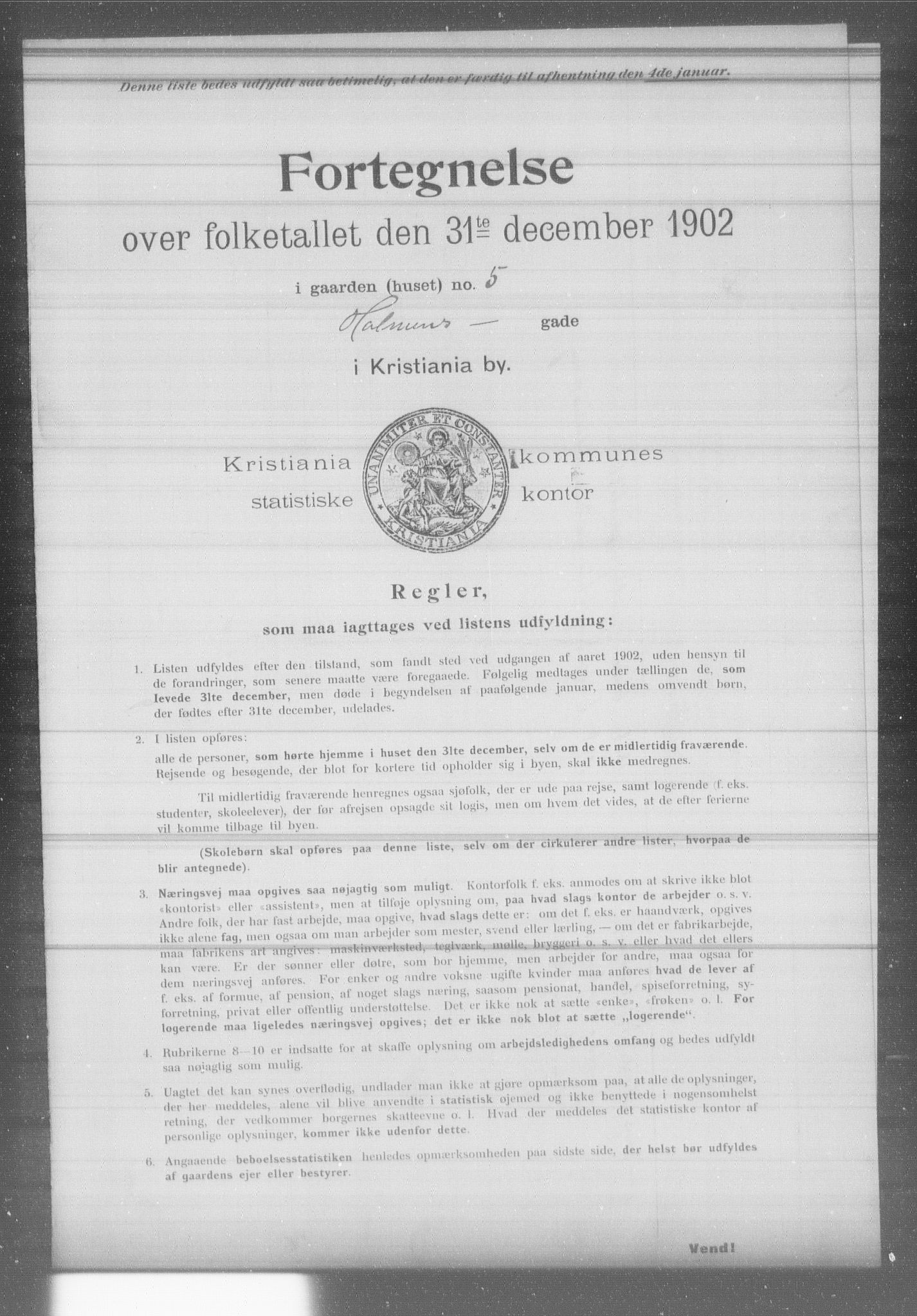 OBA, Municipal Census 1902 for Kristiania, 1902, p. 7745