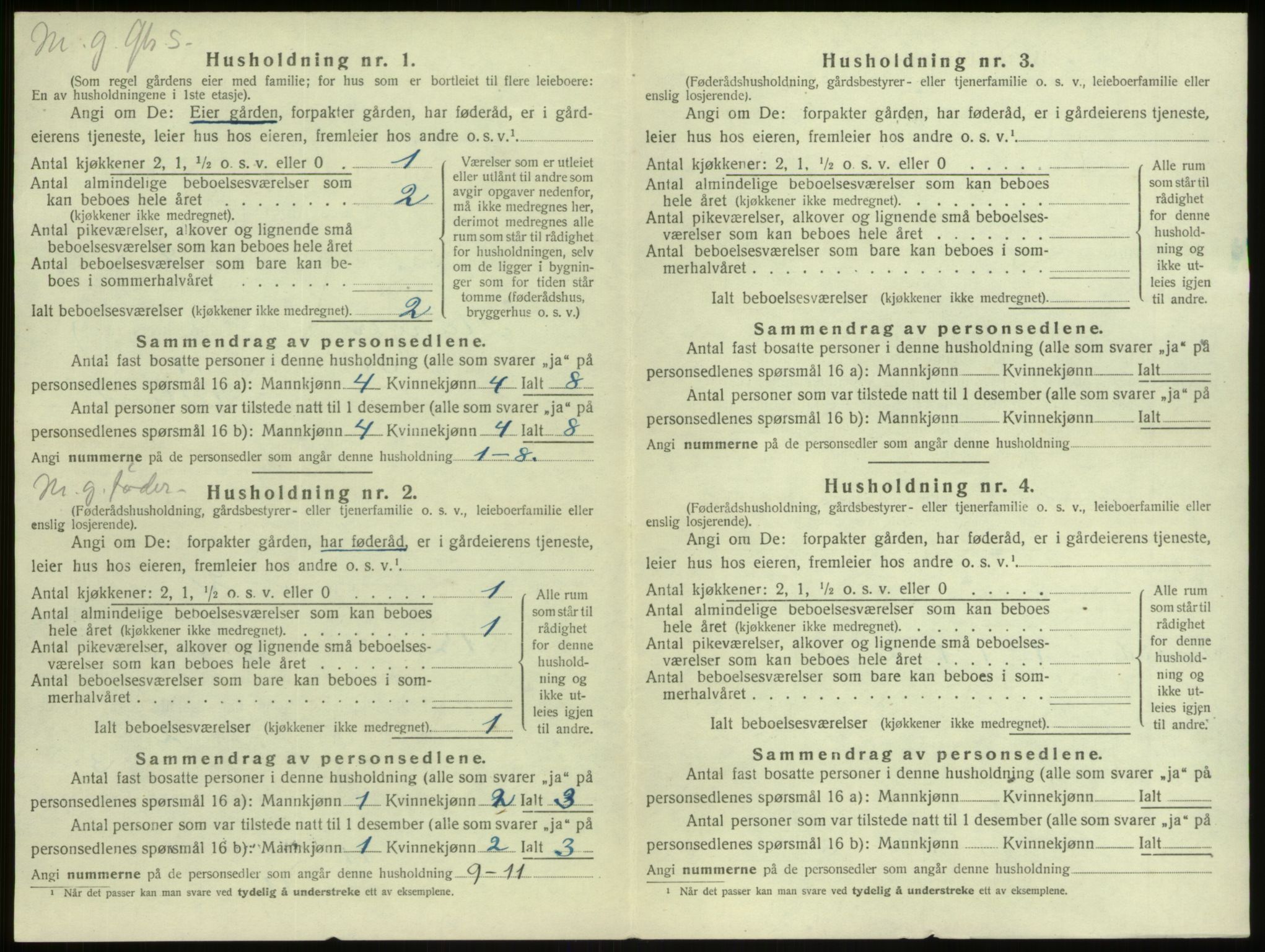 SAB, 1920 census for Manger, 1920, p. 683