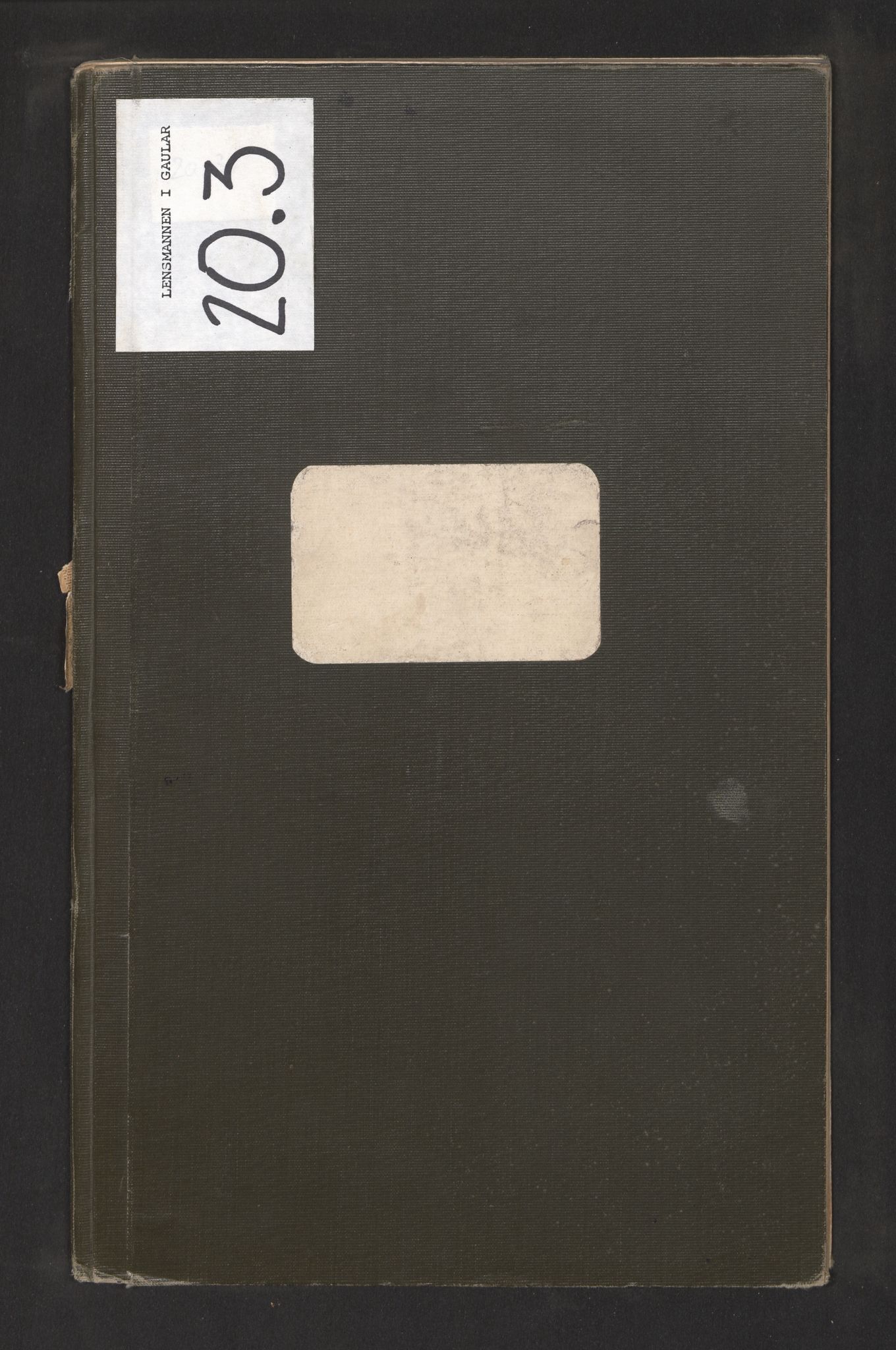 Lensmannen i Gaular, SAB/A-27601/0020/L0003: Framandprotokoll, 1919-1955