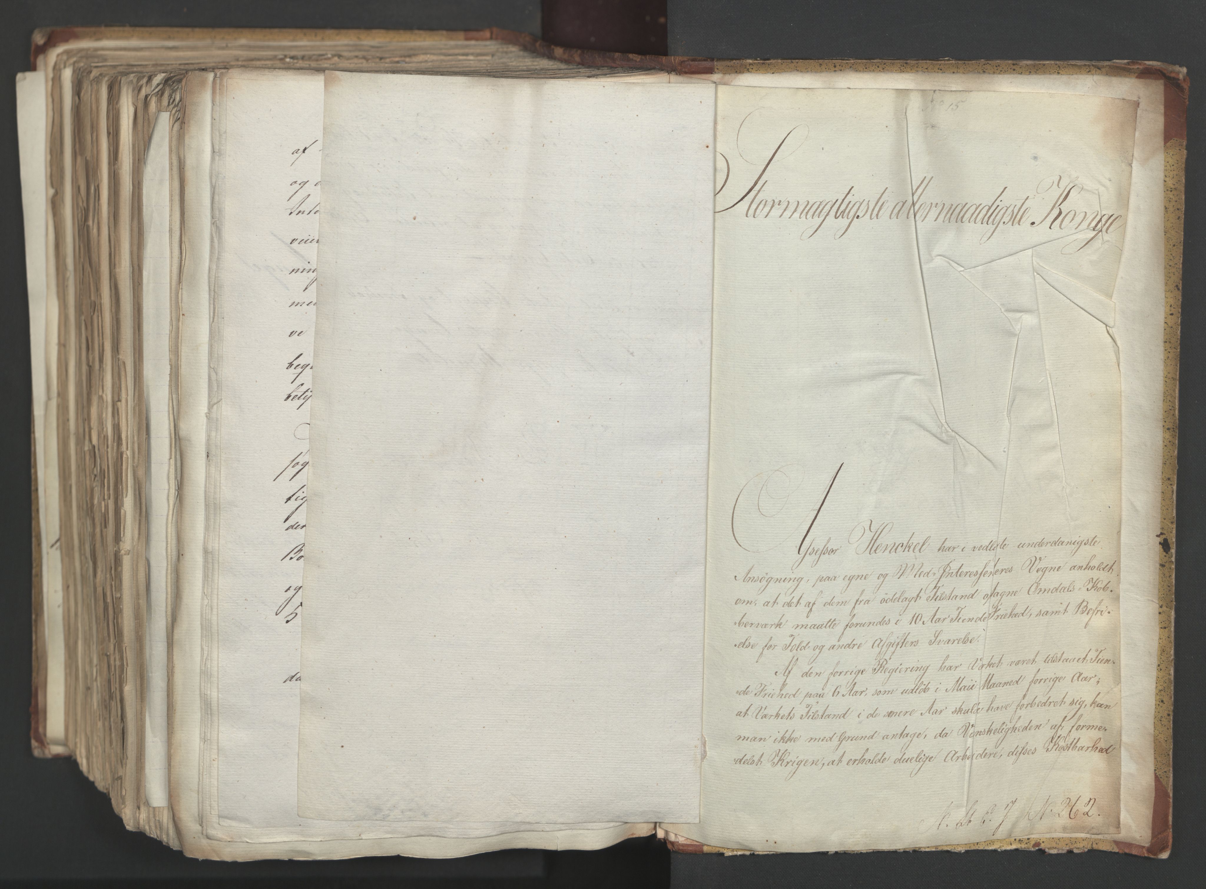 Statsrådsavdelingen i Stockholm, AV/RA-S-1003/D/Da/L0001: Regjeringsinnstillinger nr. 1-262, 1814-1815, p. 593