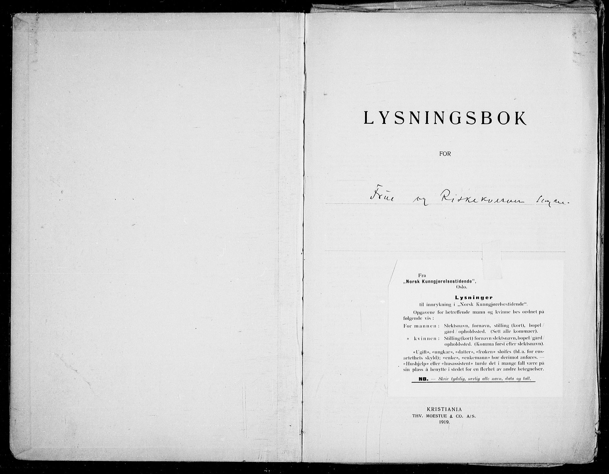 Hetland sokneprestkontor, AV/SAST-A-101826/70/705BA/L0006: Banns register no. 705.BA.6, 1919-1939