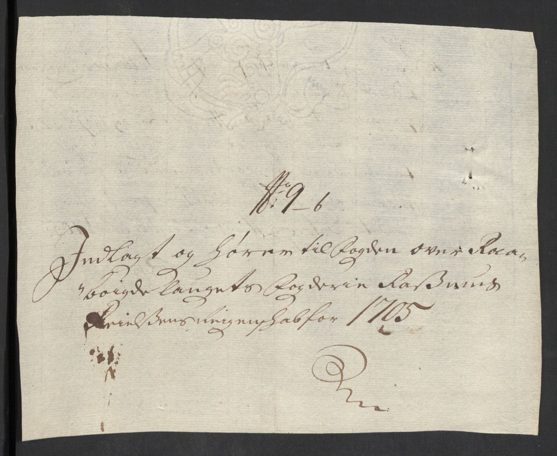 Rentekammeret inntil 1814, Reviderte regnskaper, Fogderegnskap, AV/RA-EA-4092/R40/L2447: Fogderegnskap Råbyggelag, 1703-1705, p. 401