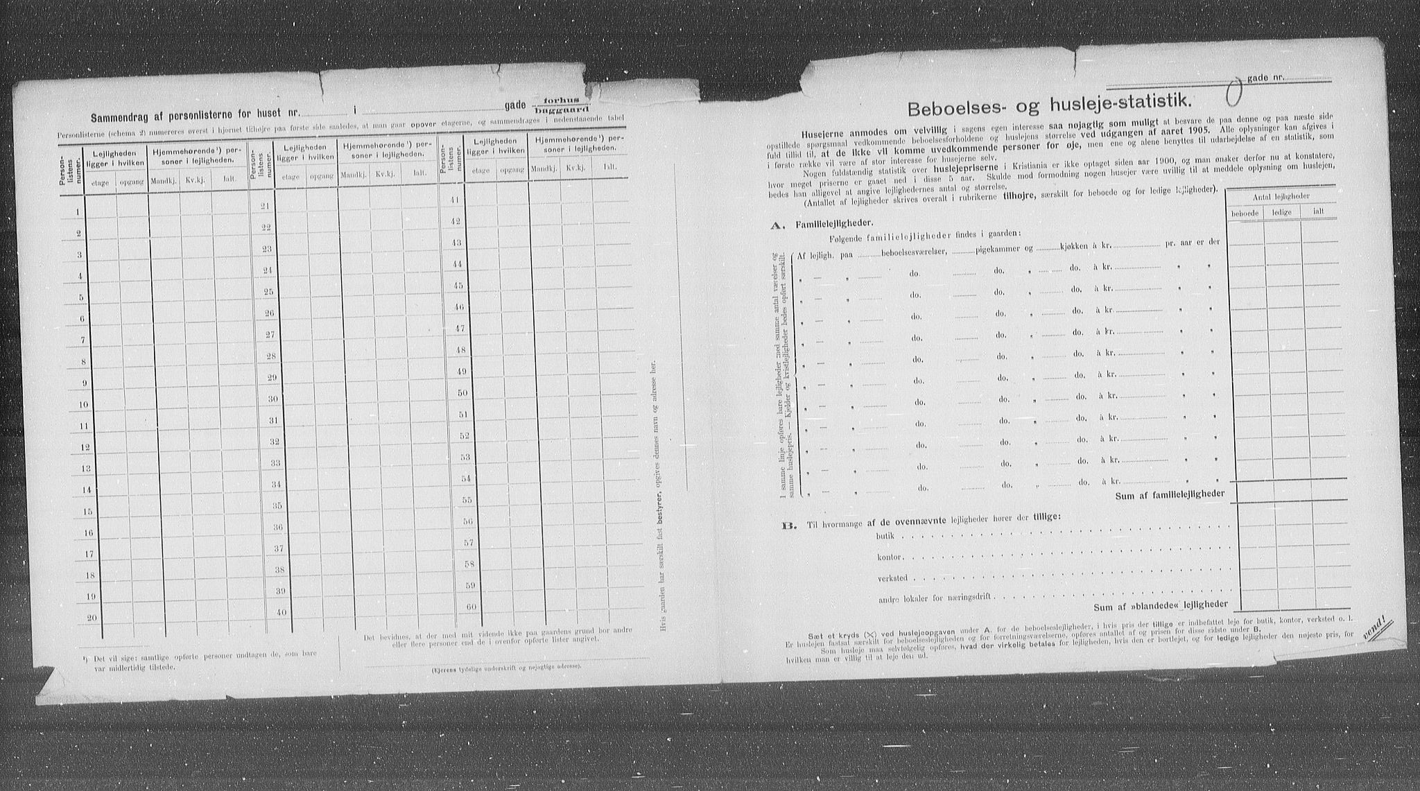 OBA, Municipal Census 1905 for Kristiania, 1905, p. 51562