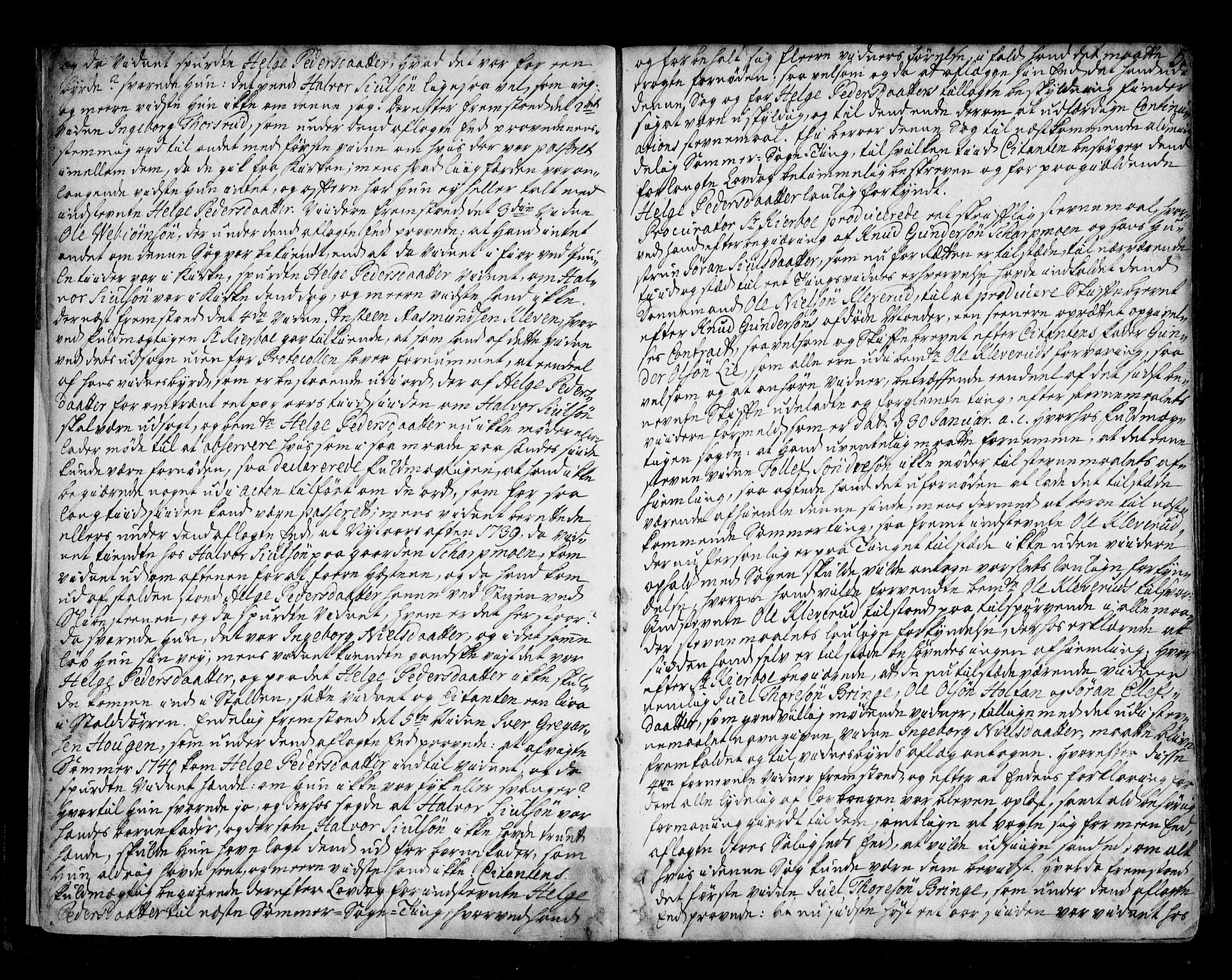Numedal og Sandsvær sorenskriveri, AV/SAKO-A-128/F/Fa/Faa/L0069: Tingbok, 1741-1746, p. 4b-5a