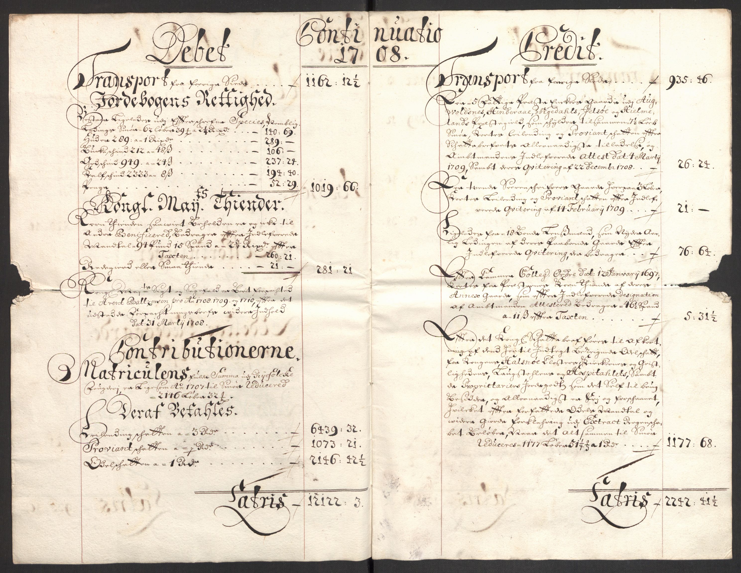 Rentekammeret inntil 1814, Reviderte regnskaper, Fogderegnskap, AV/RA-EA-4092/R47/L2861: Fogderegnskap Ryfylke, 1706-1709, p. 174