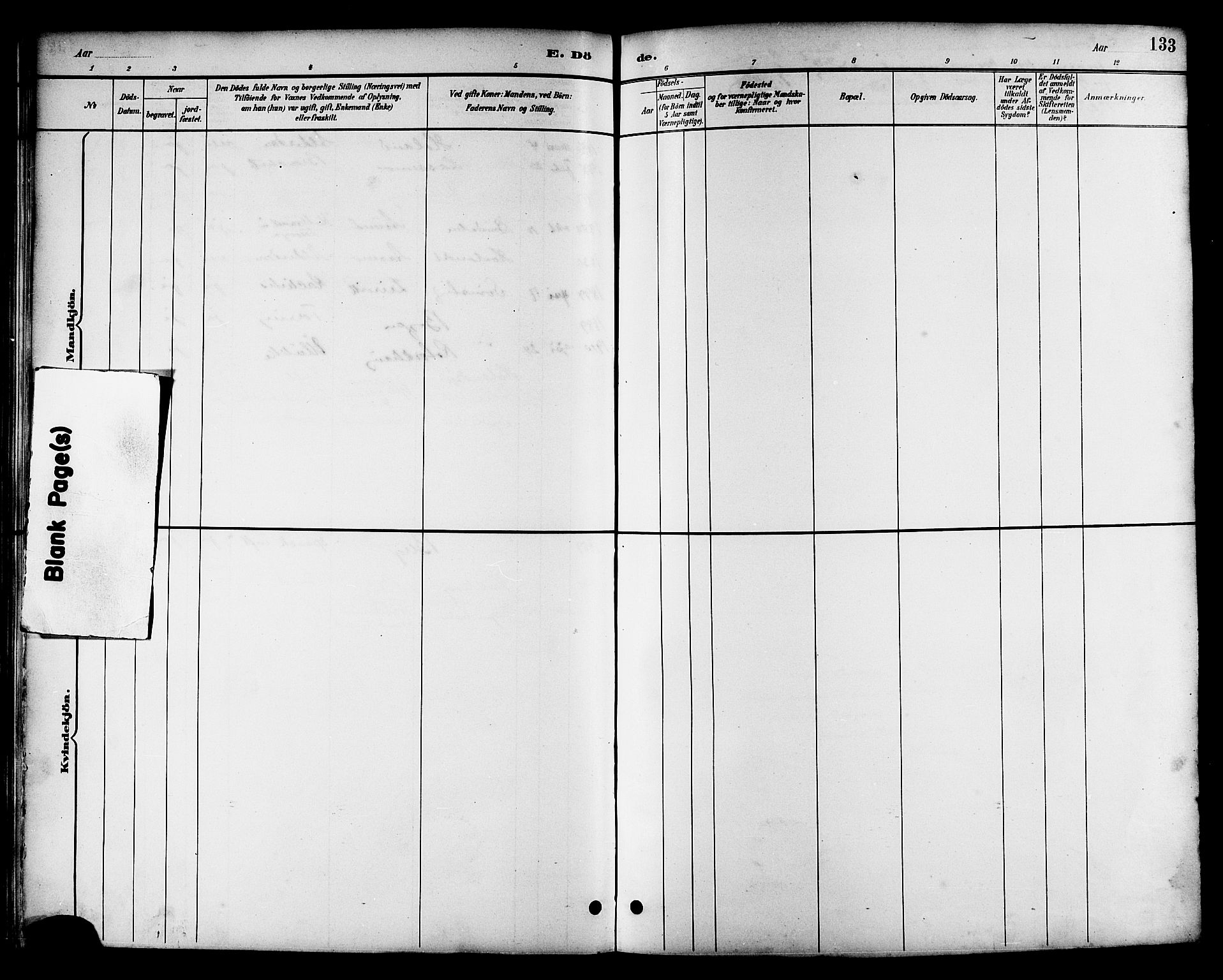 Ministerialprotokoller, klokkerbøker og fødselsregistre - Nord-Trøndelag, SAT/A-1458/783/L0662: Parish register (copy) no. 783C02, 1894-1919, p. 133
