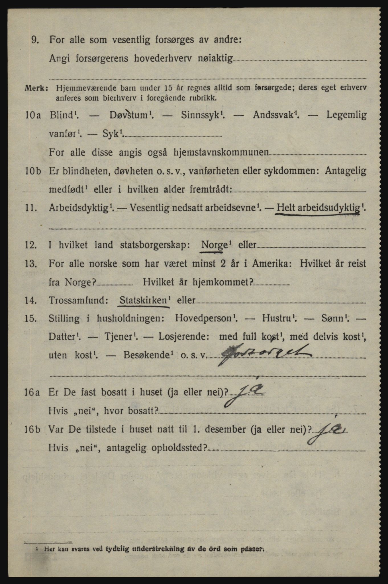 SAO, 1920 census for Skjeberg, 1920, p. 8800