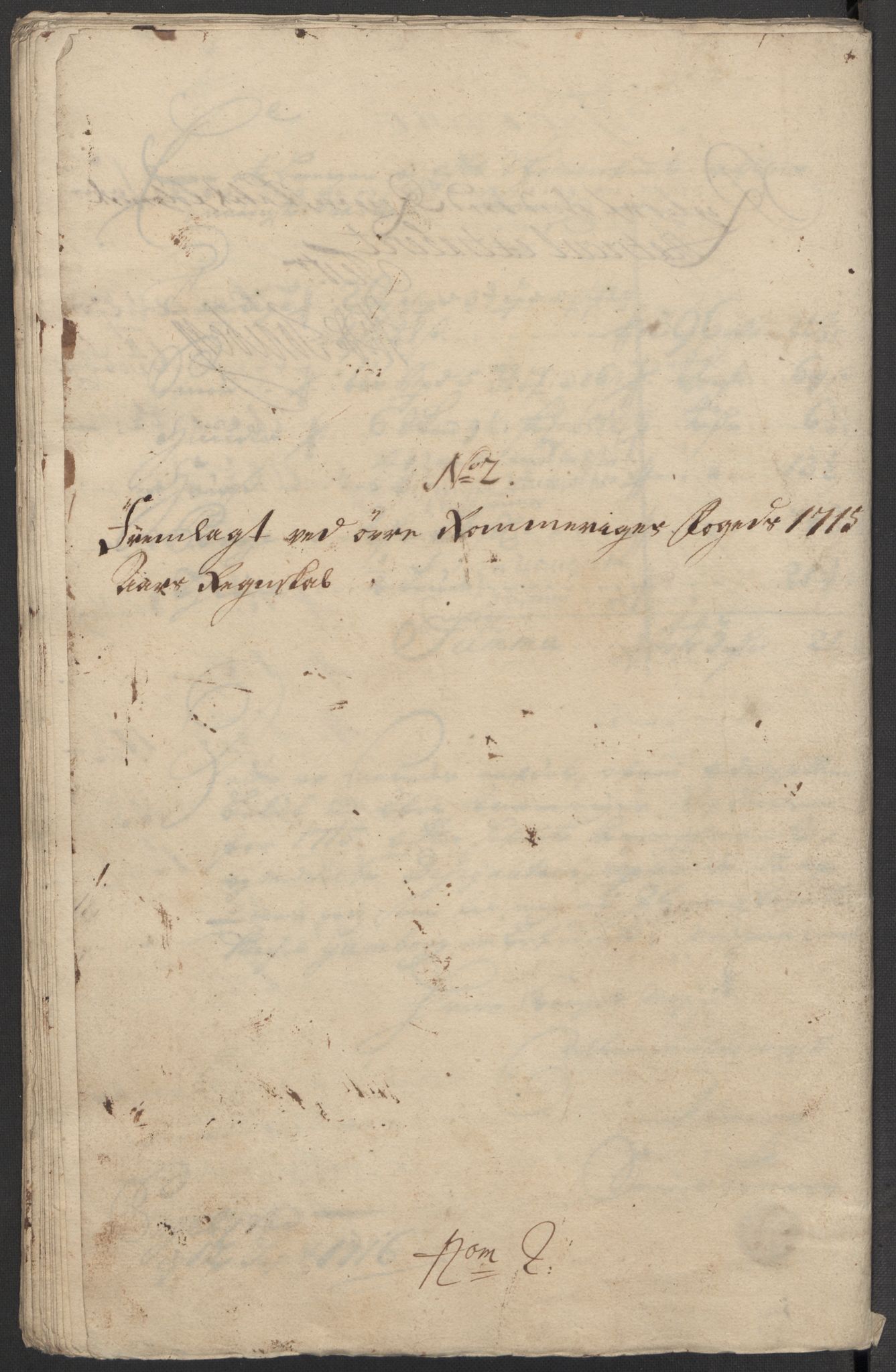 Rentekammeret inntil 1814, Reviderte regnskaper, Fogderegnskap, RA/EA-4092/R12/L0724: Fogderegnskap Øvre Romerike, 1715, p. 114