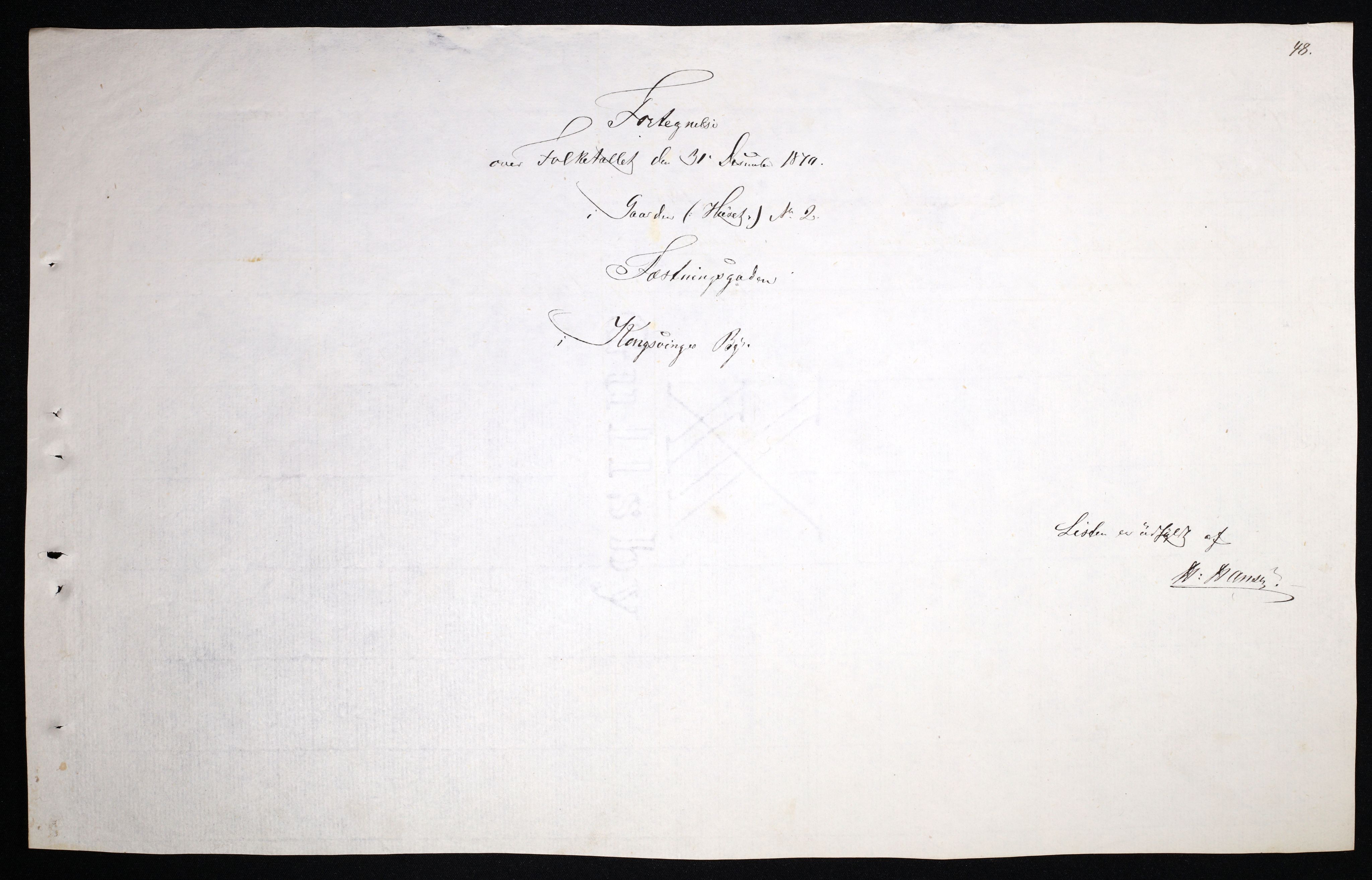 RA, 1870 census for 0402 Kongsvinger, 1870, p. 48