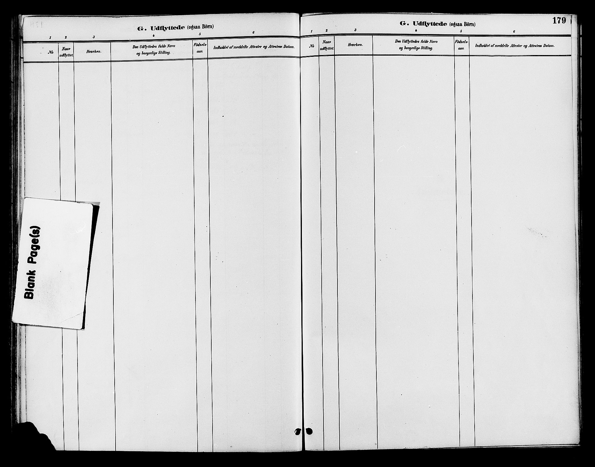 Lom prestekontor, SAH/PREST-070/K/L0008: Parish register (official) no. 8, 1885-1898, p. 179