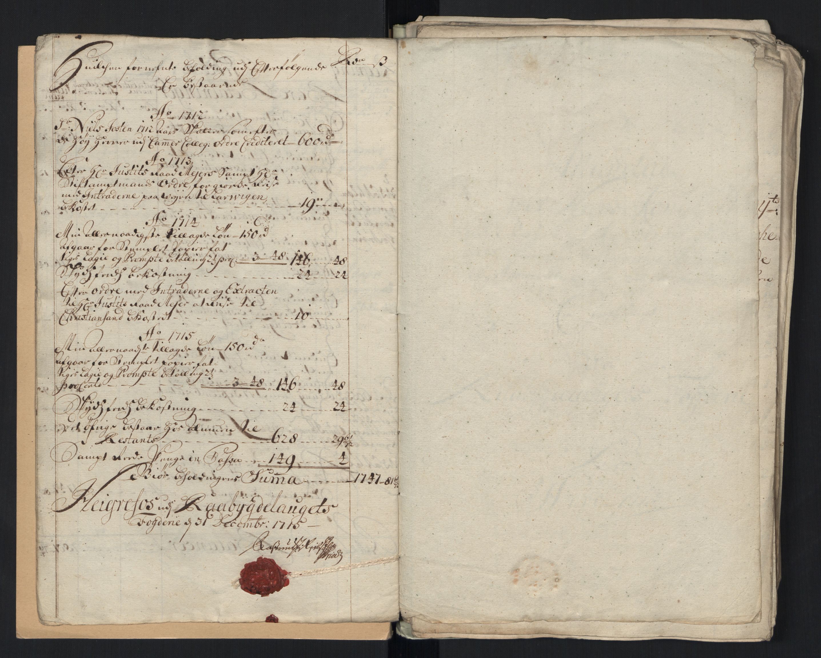 Rentekammeret inntil 1814, Reviderte regnskaper, Fogderegnskap, AV/RA-EA-4092/R40/L2451: Fogderegnskap Råbyggelag, 1714-1715, p. 236