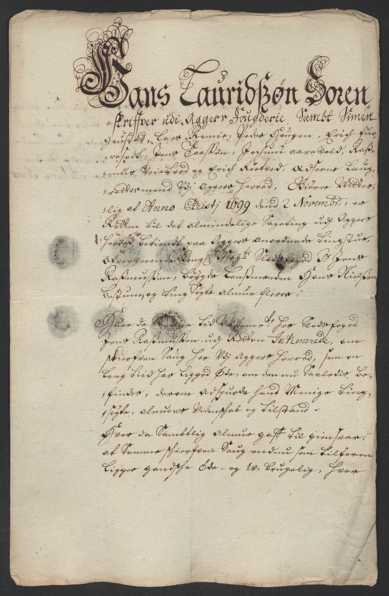 Rentekammeret inntil 1814, Reviderte regnskaper, Fogderegnskap, AV/RA-EA-4092/R10/L0442: Fogderegnskap Aker og Follo, 1699, p. 358