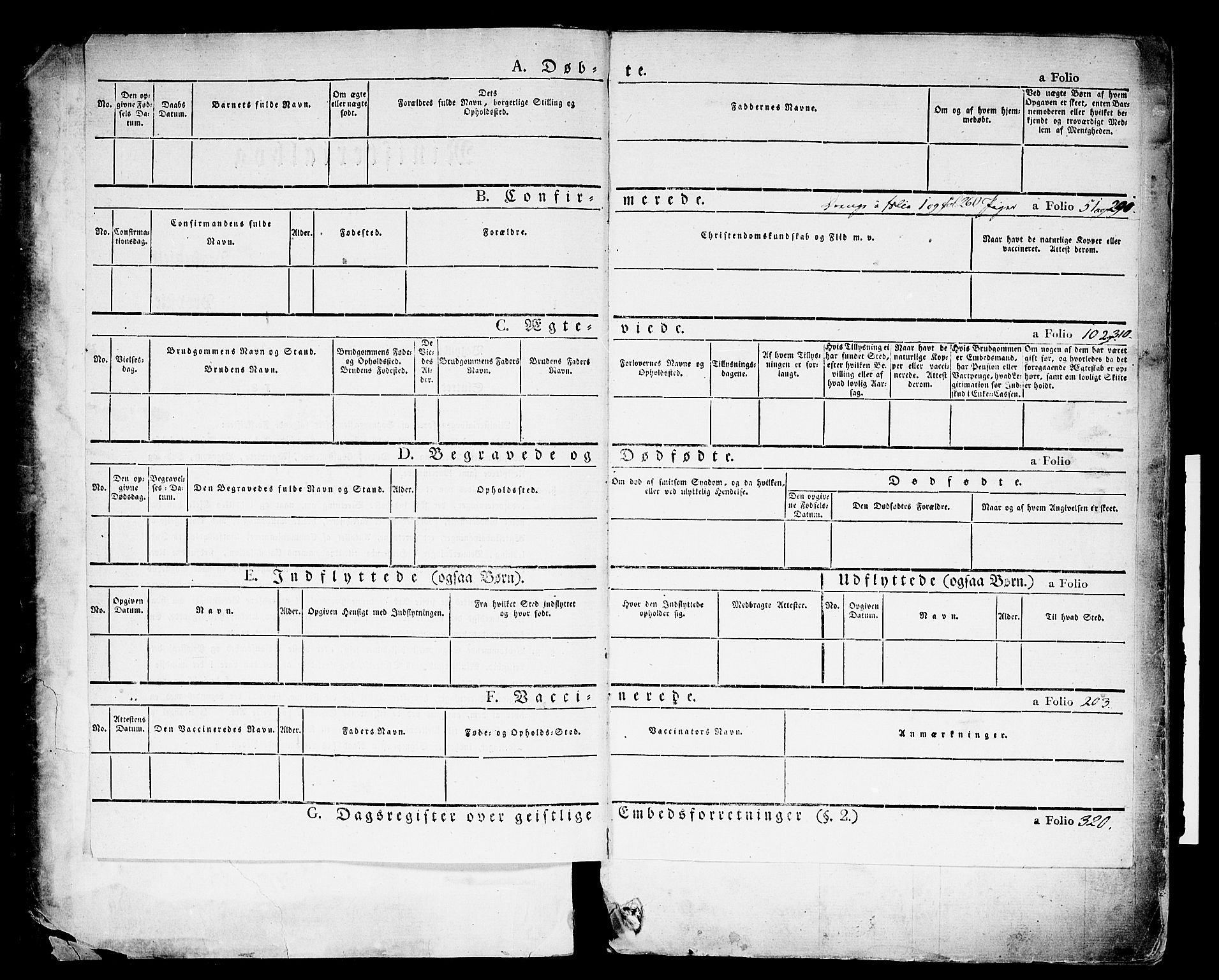 Bragernes kirkebøker, AV/SAKO-A-6/F/Fc/L0001: Parish register (official) no. III 1, 1830-1853