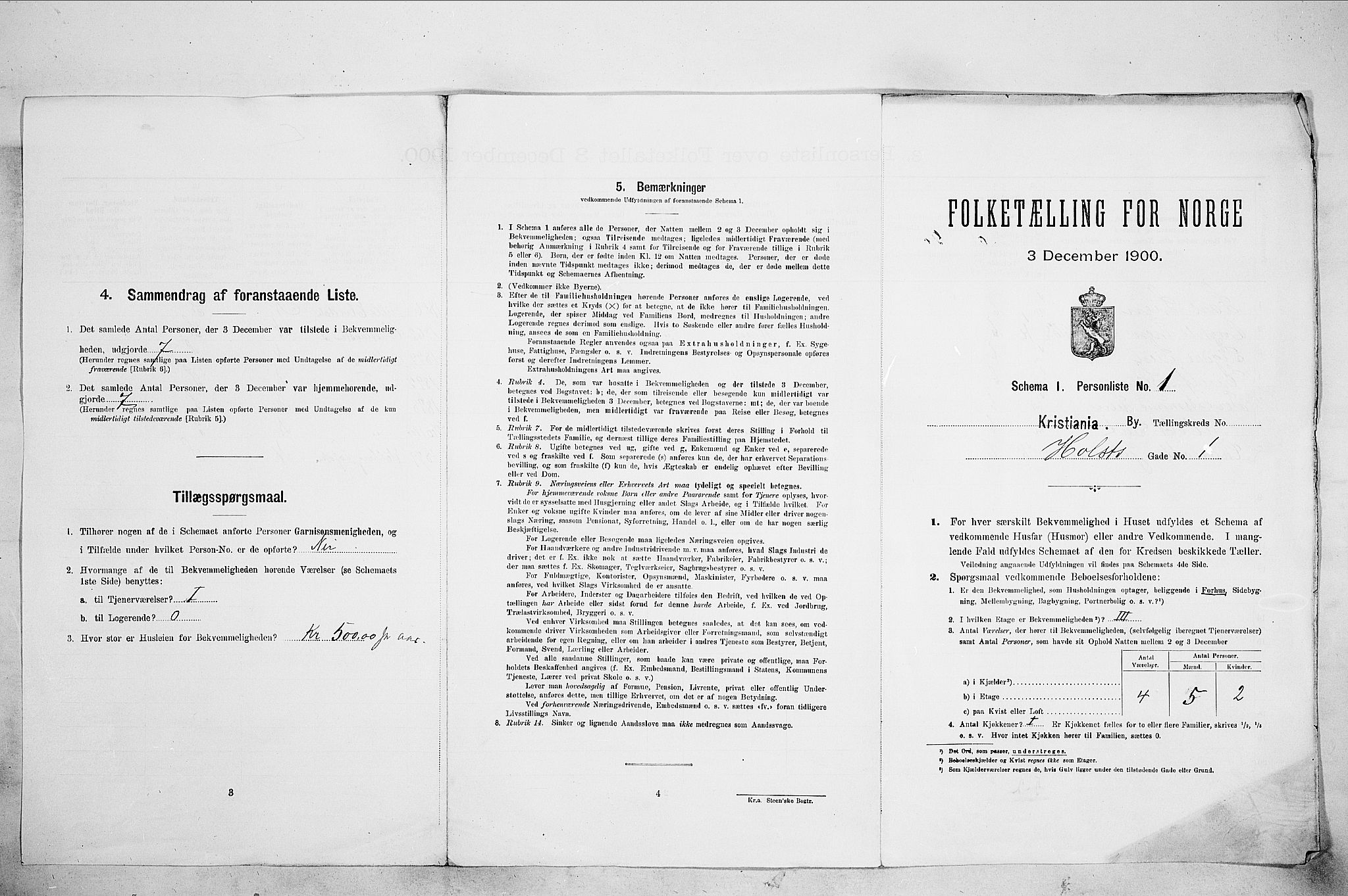 SAO, 1900 census for Kristiania, 1900, p. 38473