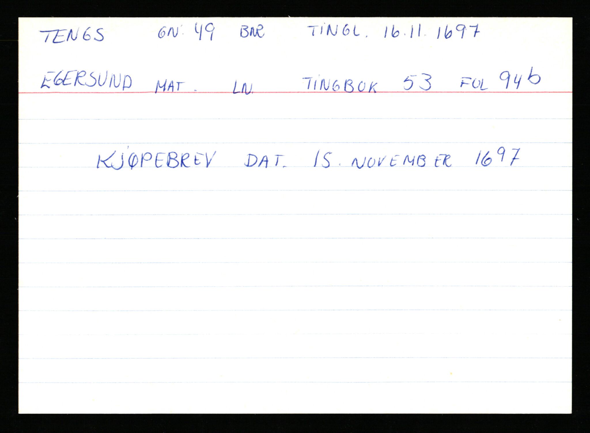 Statsarkivet i Stavanger, AV/SAST-A-101971/03/Y/Ym/L0060: Åstedskort sortert etter gårdsnavn: Tengesdal - Tjørn, 1600-1950, p. 35