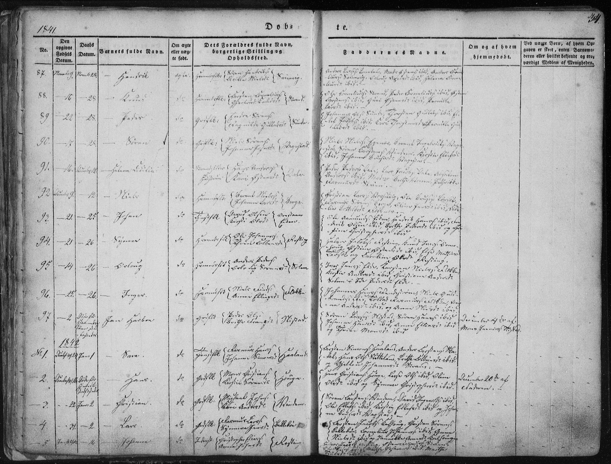 Fjaler sokneprestembete, AV/SAB-A-79801/H/Haa/Haaa/L0006: Parish register (official) no. A 6, 1835-1884, p. 34