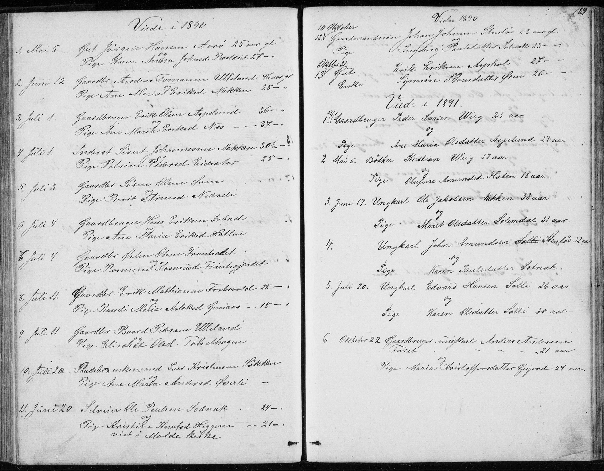 Ministerialprotokoller, klokkerbøker og fødselsregistre - Møre og Romsdal, SAT/A-1454/557/L0684: Parish register (copy) no. 557C02, 1863-1944, p. 189