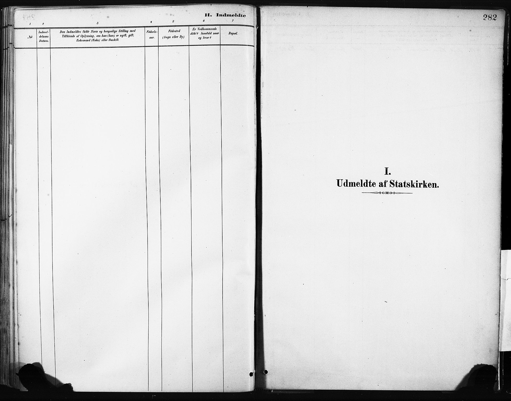 Gulen sokneprestembete, SAB/A-80201/H/Haa/Haab/L0001: Parish register (official) no. B 1, 1881-1905, p. 282
