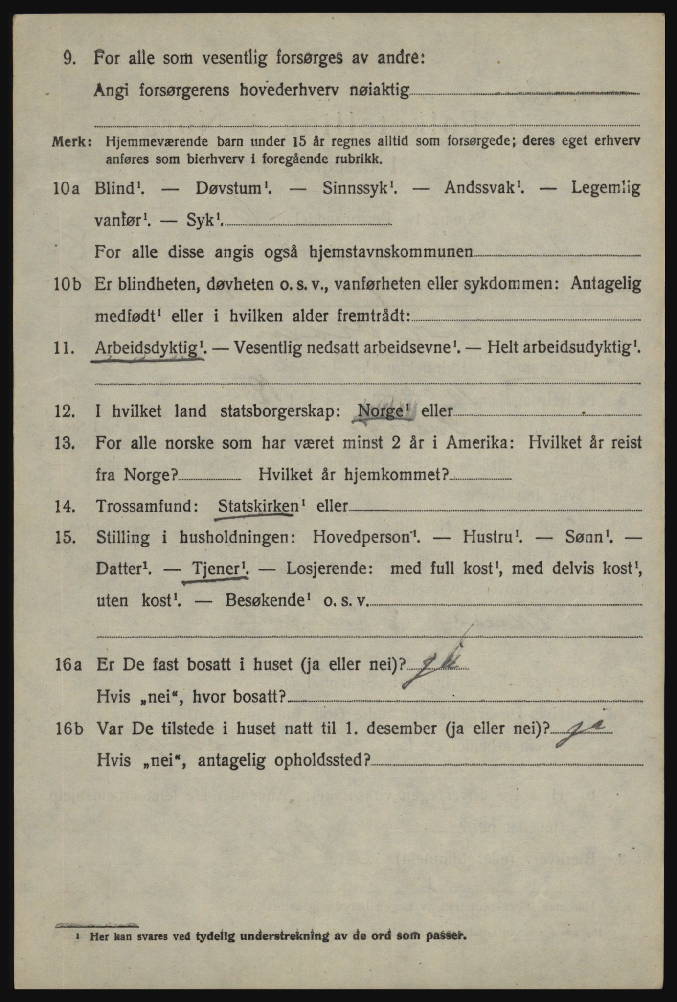 SAO, 1920 census for Skjeberg, 1920, p. 8210