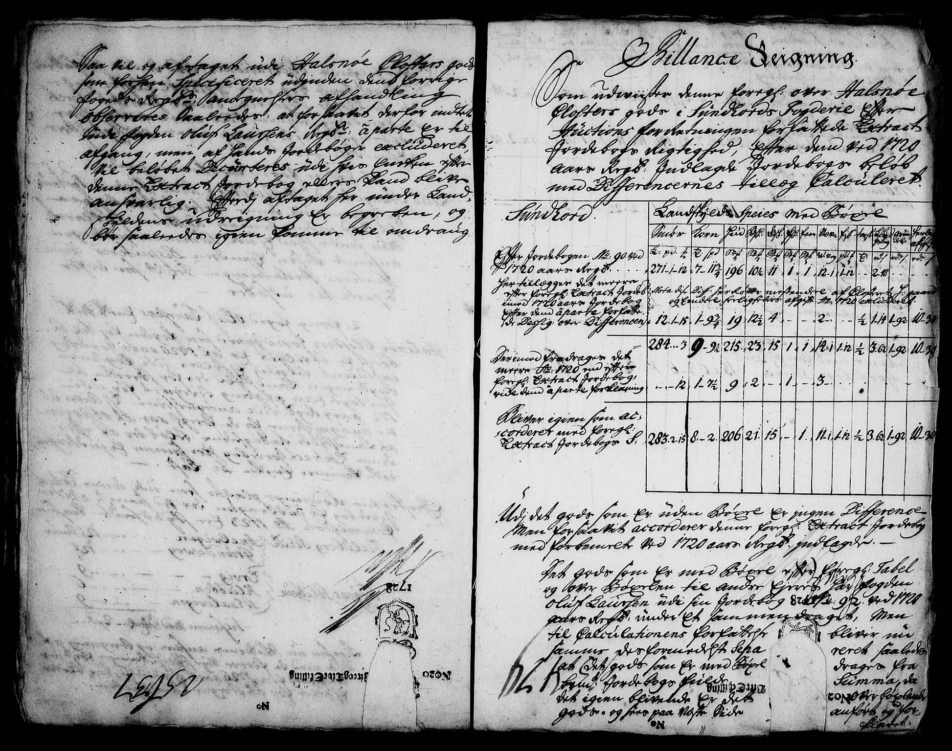 Rentekammeret inntil 1814, Realistisk ordnet avdeling, RA/EA-4070/On/L0003: [Jj 4]: Kommisjonsforretning over Vilhelm Hanssøns forpaktning av Halsnøy klosters gods, 1721-1729, p. 465