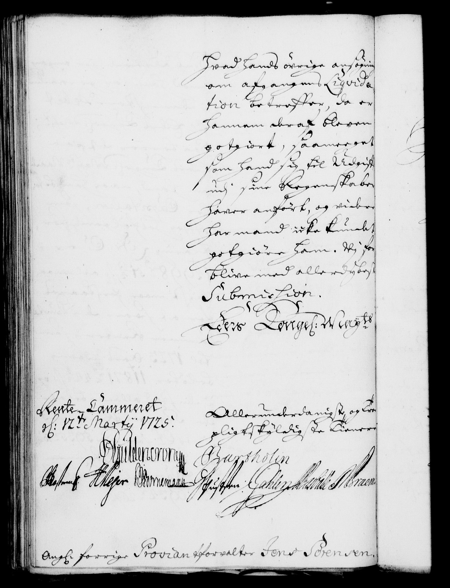 Rentekammeret, Kammerkanselliet, RA/EA-3111/G/Gf/Gfa/L0008: Norsk relasjons- og resolusjonsprotokoll (merket RK 52.8), 1725, p. 253
